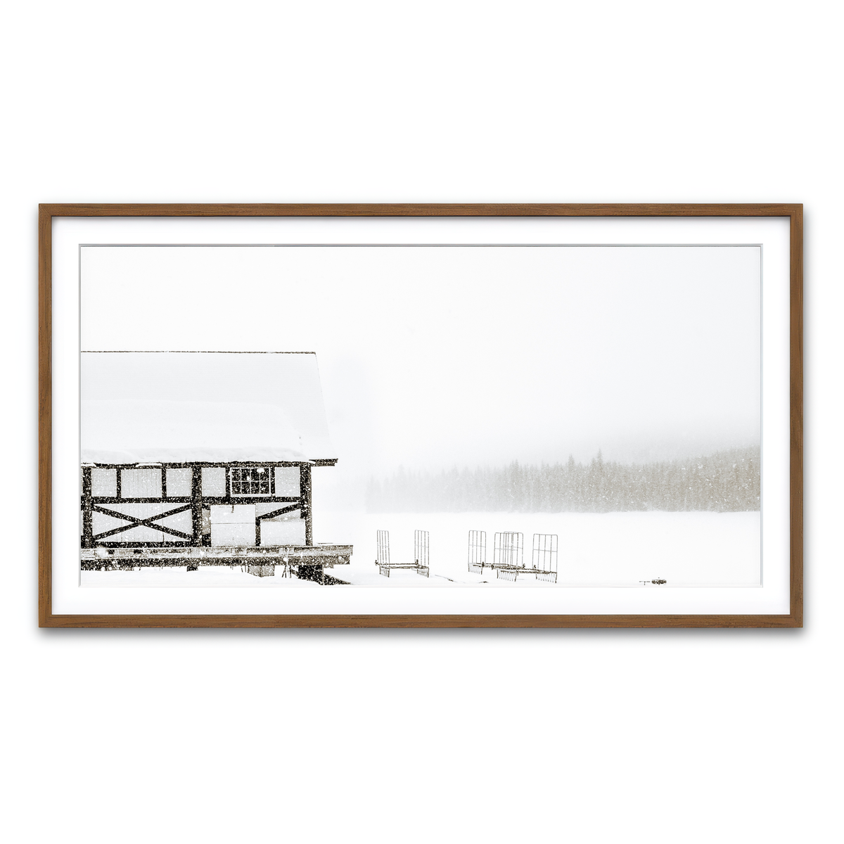 Framed Print 2x1 Walnut