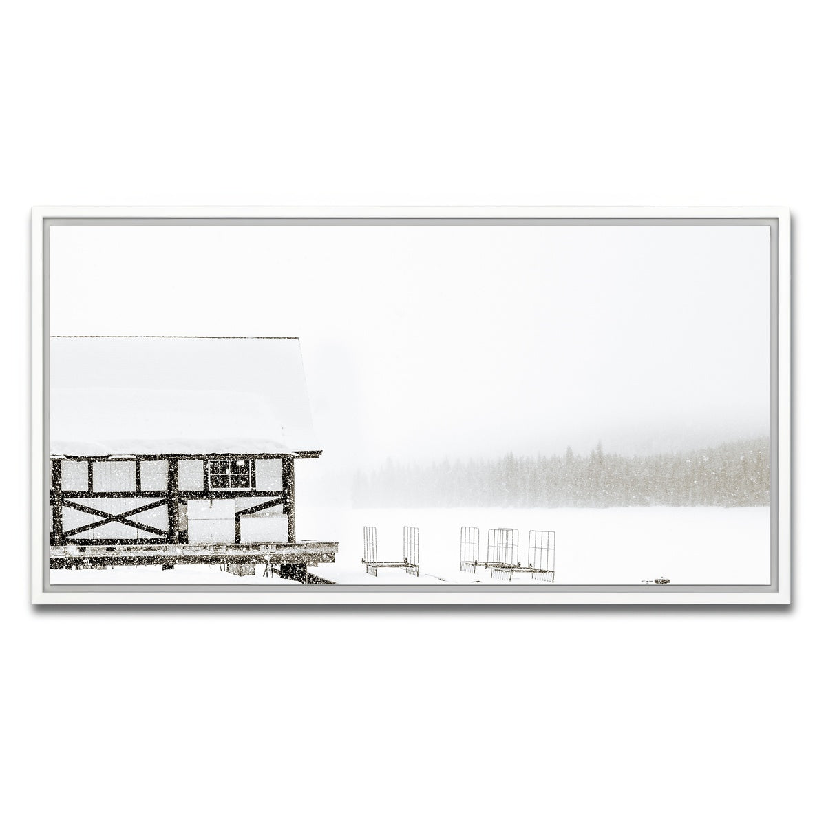 AUTO-MOCKUP WHITE | The Boat House | 1 Piece | White Framed Canvas | group=2x1