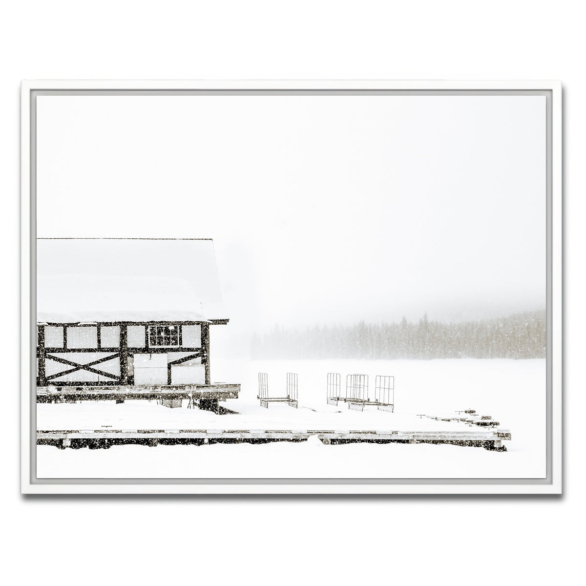 AUTO-MOCKUP WHITE | The Boat House | 1 Piece | White Framed Canvas | group=4x3