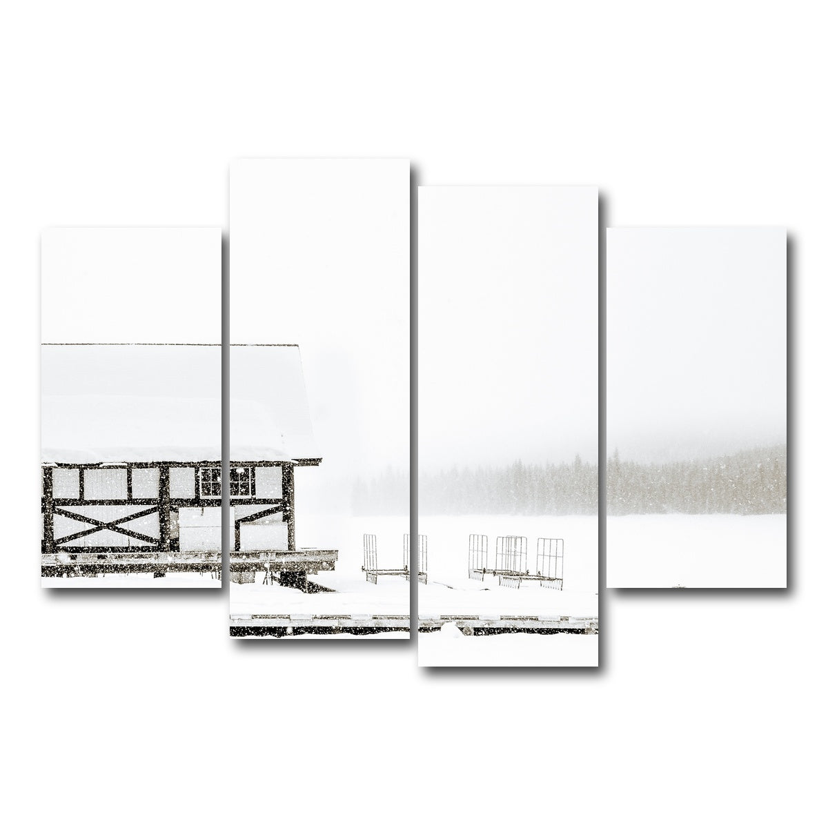 AUTO-MOCKUP WHITE | The Boat House | 4 Piece | Gallery Wrap Canvas | group=4_short