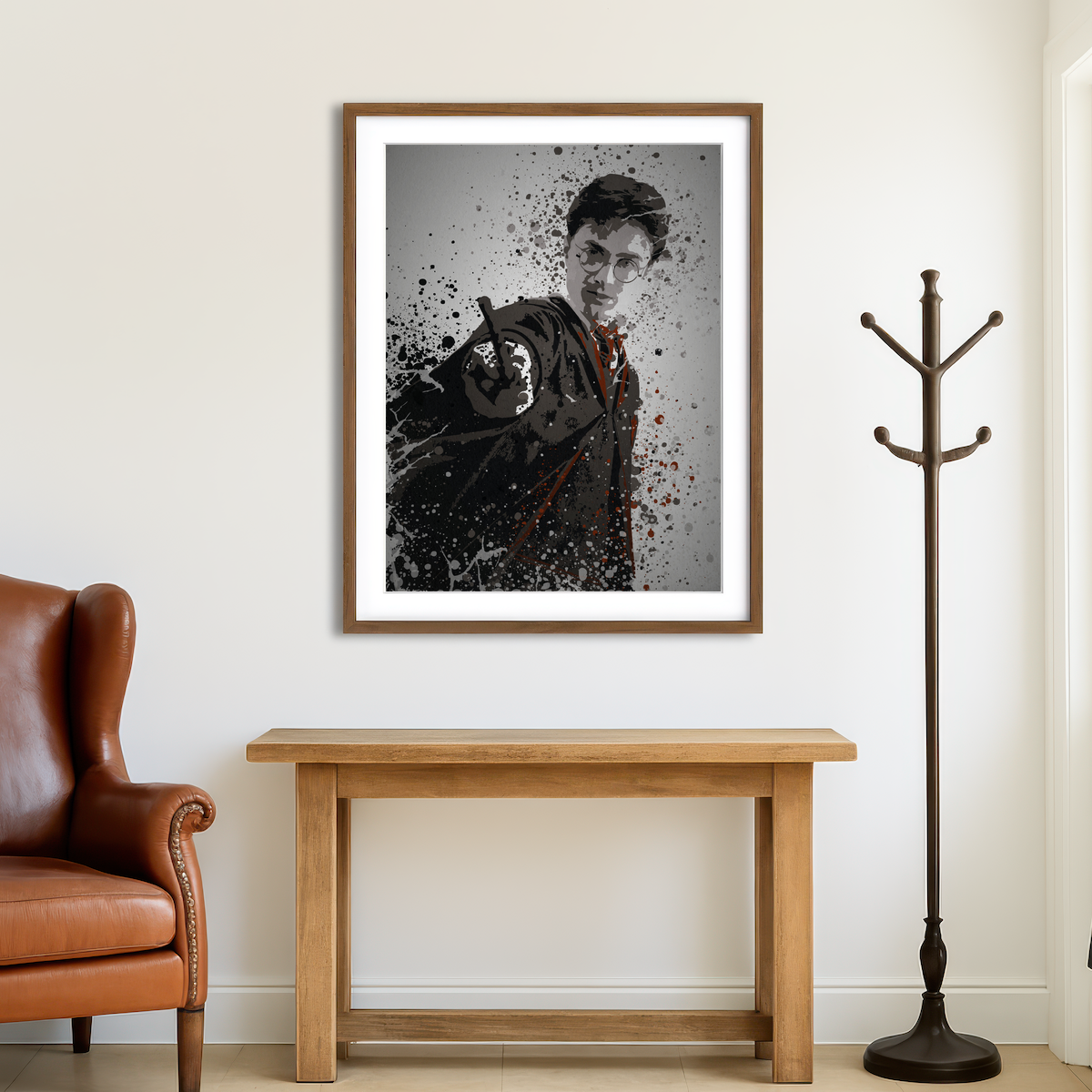 AUTO-MOCKUP ROOM | The Boy Who Lived Wall Art