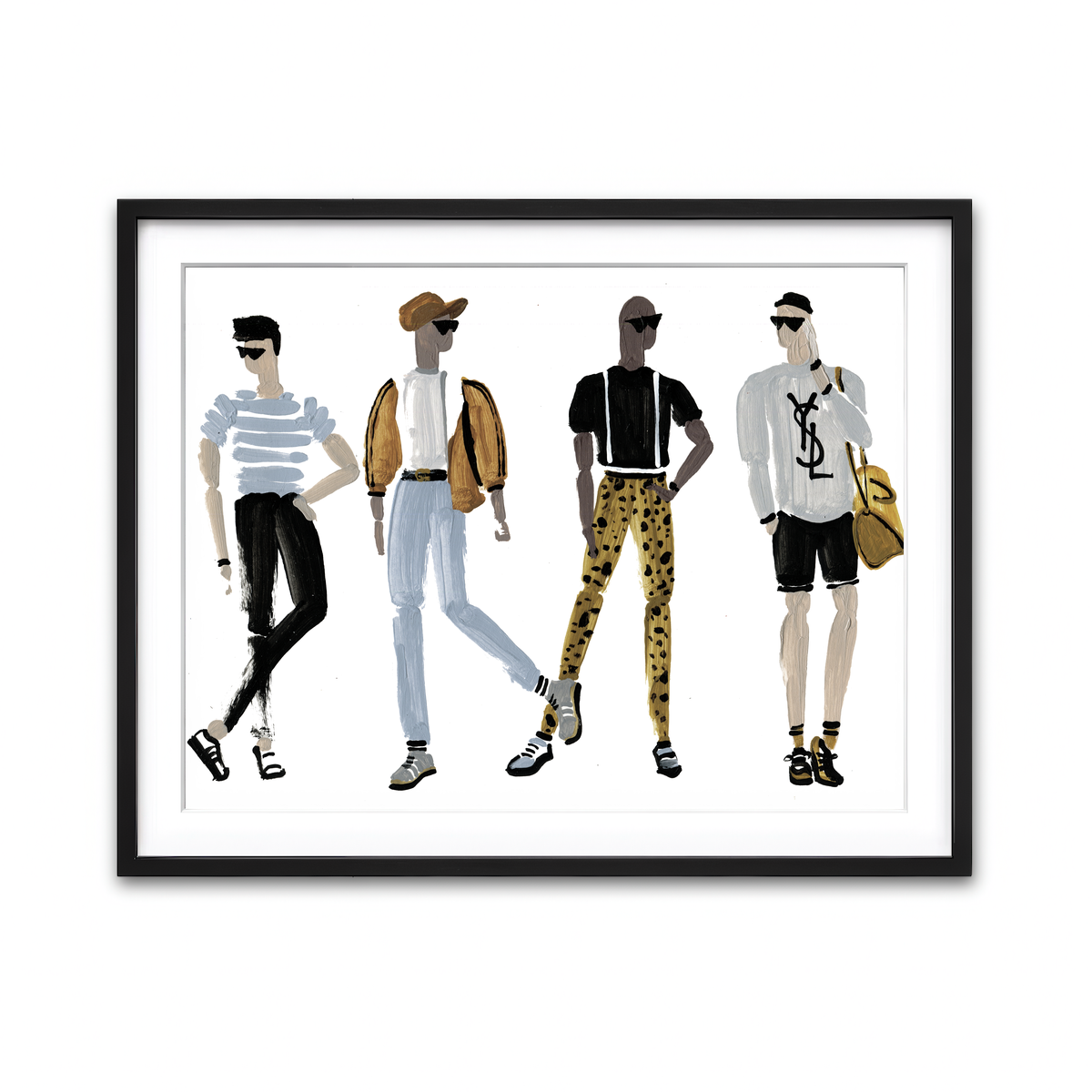 Framed Print 4x3 Black