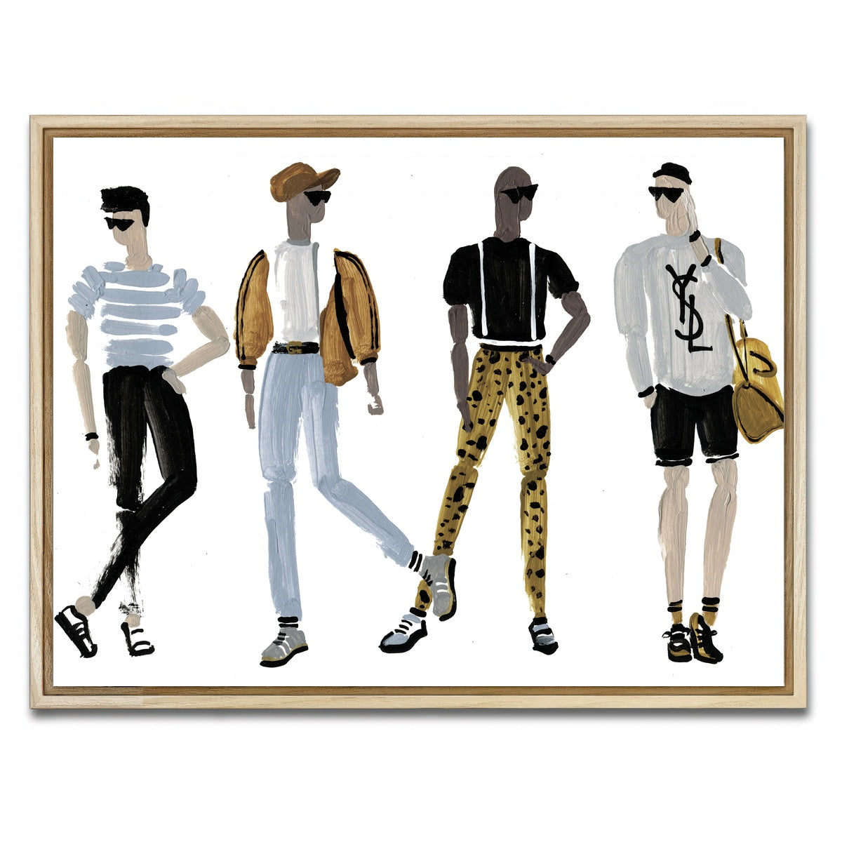 AUTO-MOCKUP WHITE | The Boys | 1 Piece | Natural Framed Canvas | group=4x3