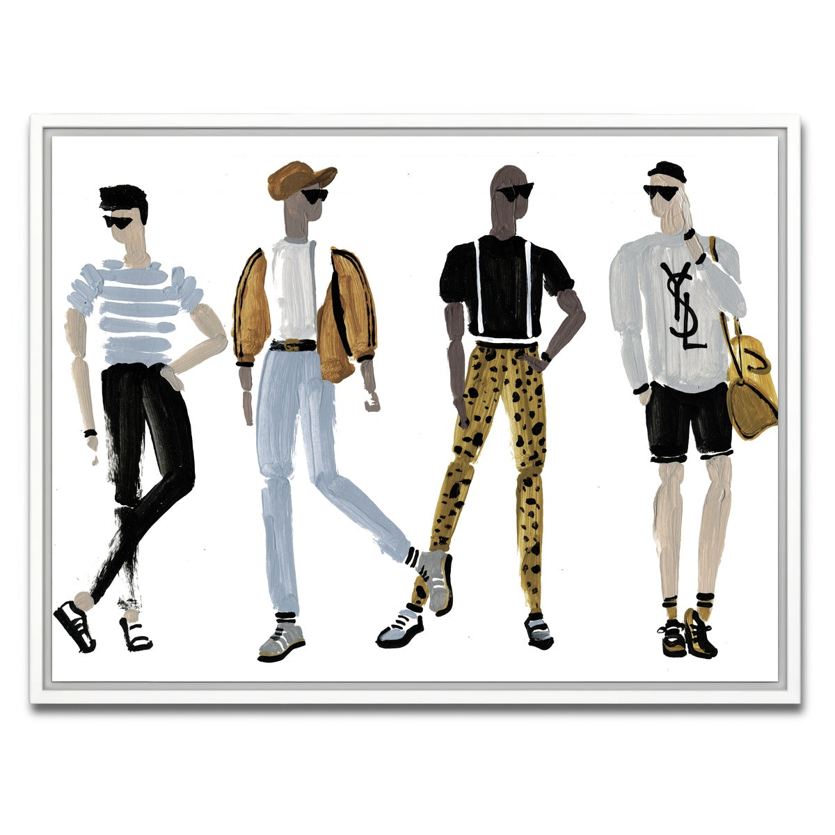 AUTO-MOCKUP WHITE | The Boys | 1 Piece | White Framed Canvas | group=4x3