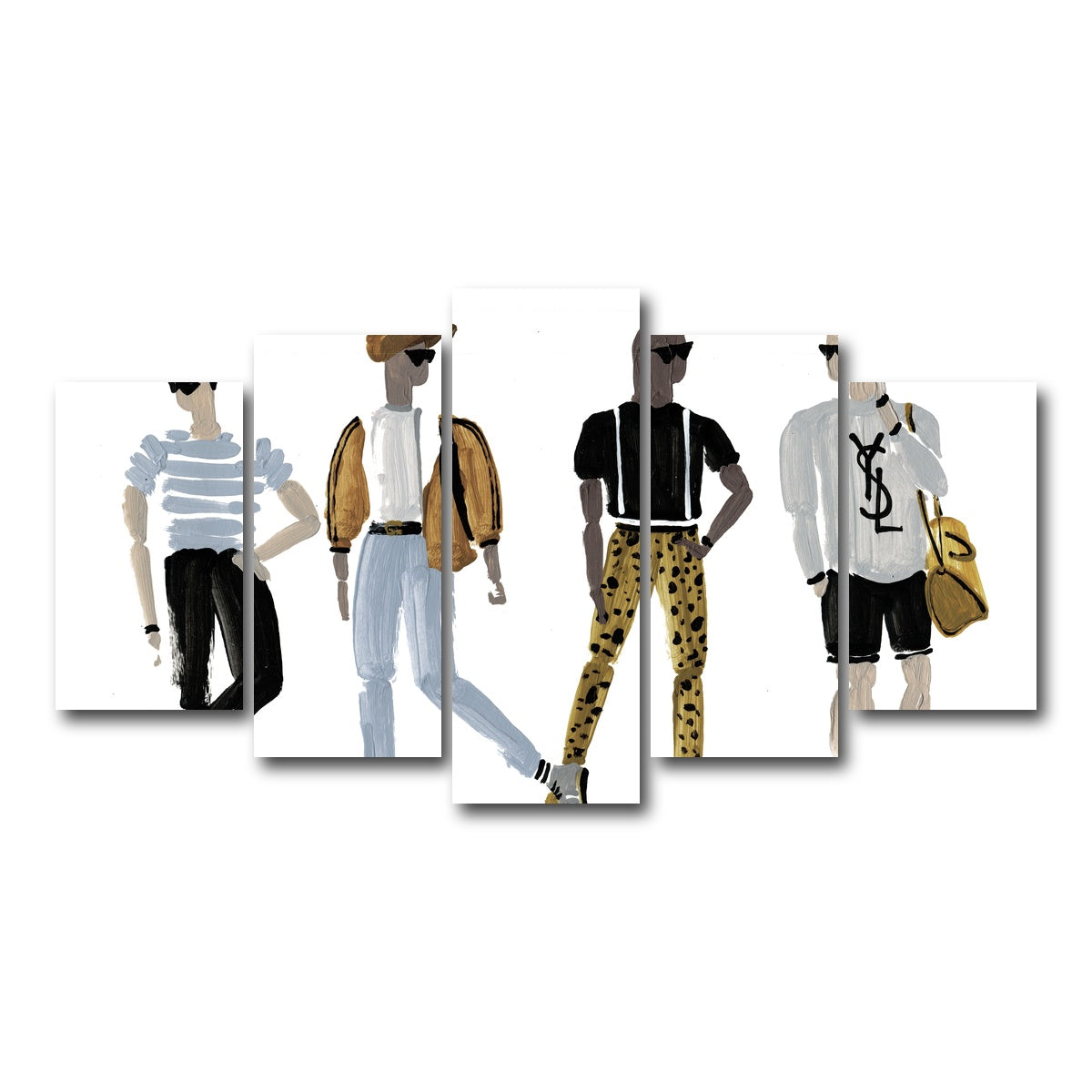 AUTO-MOCKUP WHITE | The Boys | 5 Piece | Gallery Wrap Canvas | group=5_normal
