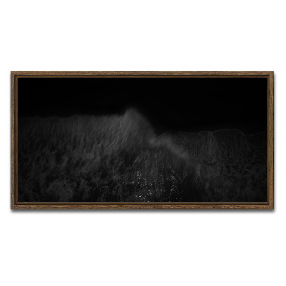 AUTO-MOCKUP WHITE | The Break | 1 Piece | Walnut Framed Canvas | group=2x1