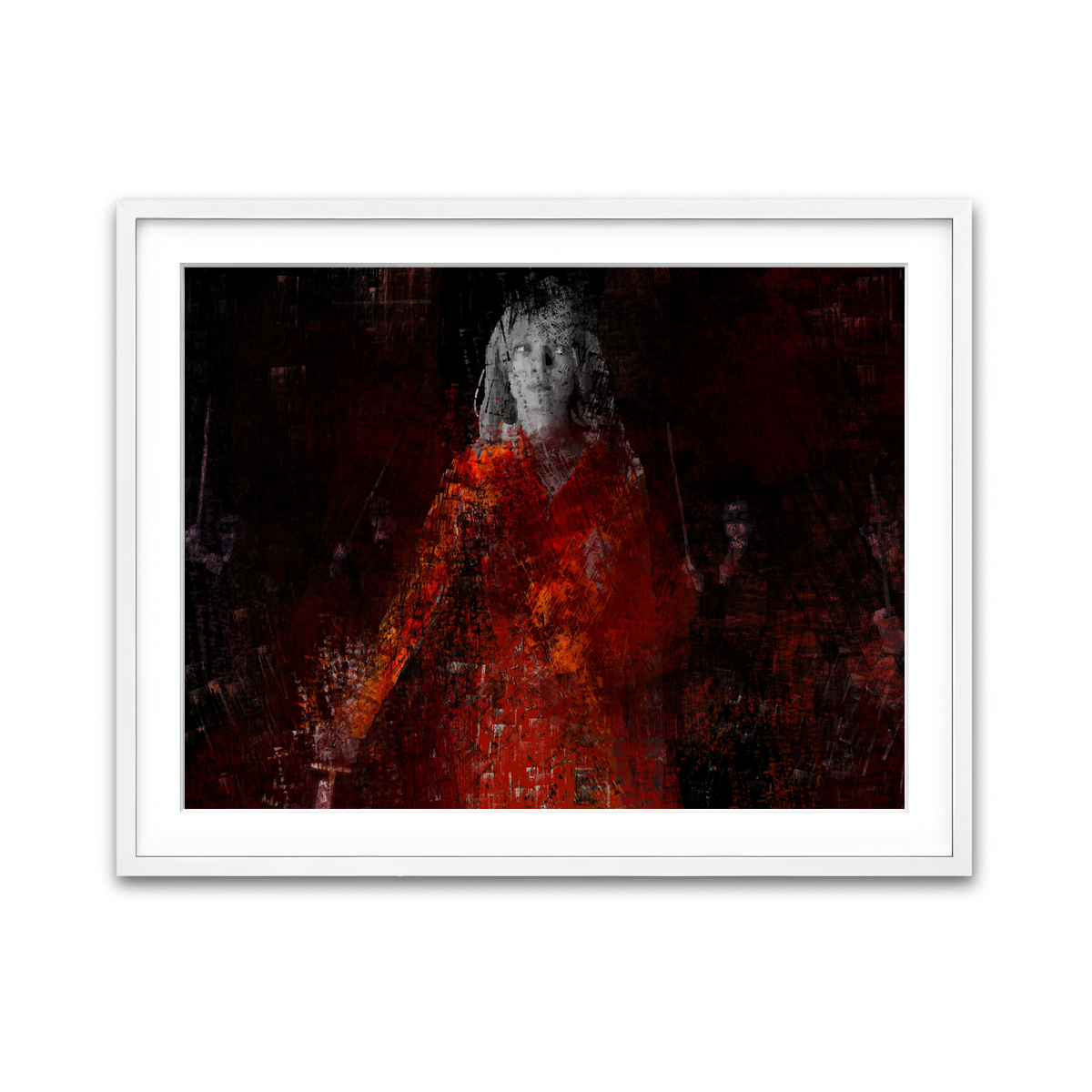 Framed Print 4x3 White