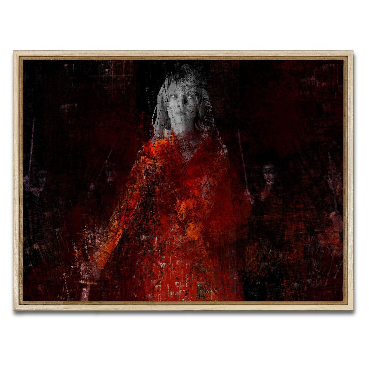 AUTO-MOCKUP WHITE | The Bride Vs Yakuza | 1 Piece | Natural Framed Canvas | group=4x3