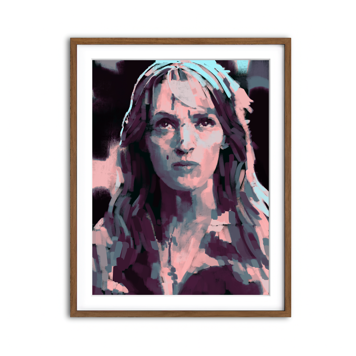 Framed Print 3x4 Walnut