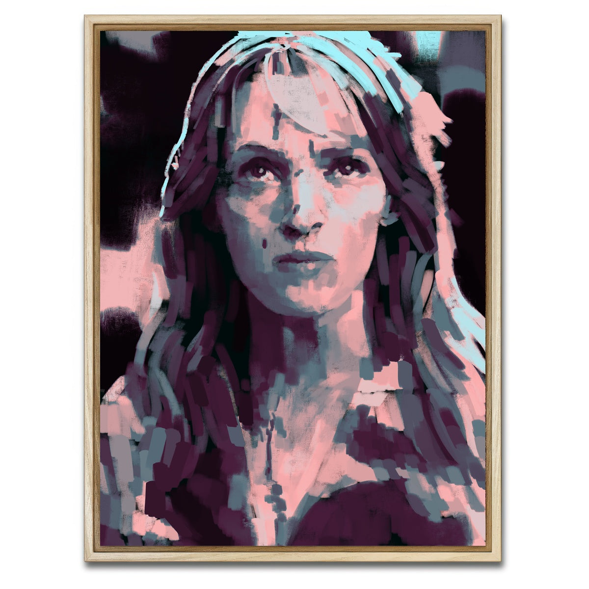 AUTO-MOCKUP WHITE | The Bride | 1 Piece | Natural Framed Canvas | group=3x4