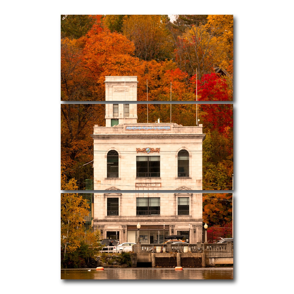 AUTO-MOCKUP WHITE | The Business of Autumn | 3 Piece | Gallery Wrap Canvas | group=12x24_stacked