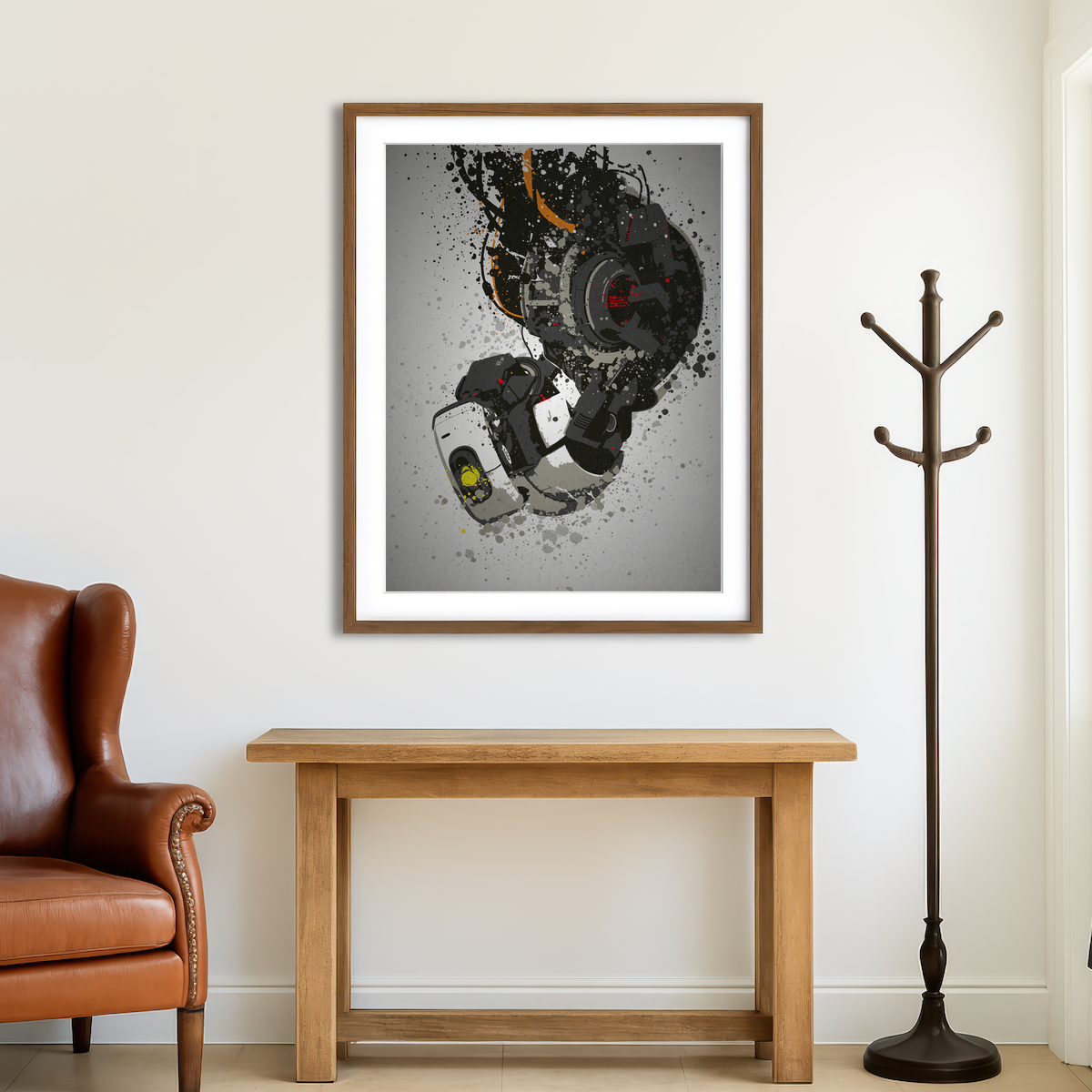 AUTO-MOCKUP ROOM | The Cake Is A Lie Wall Art