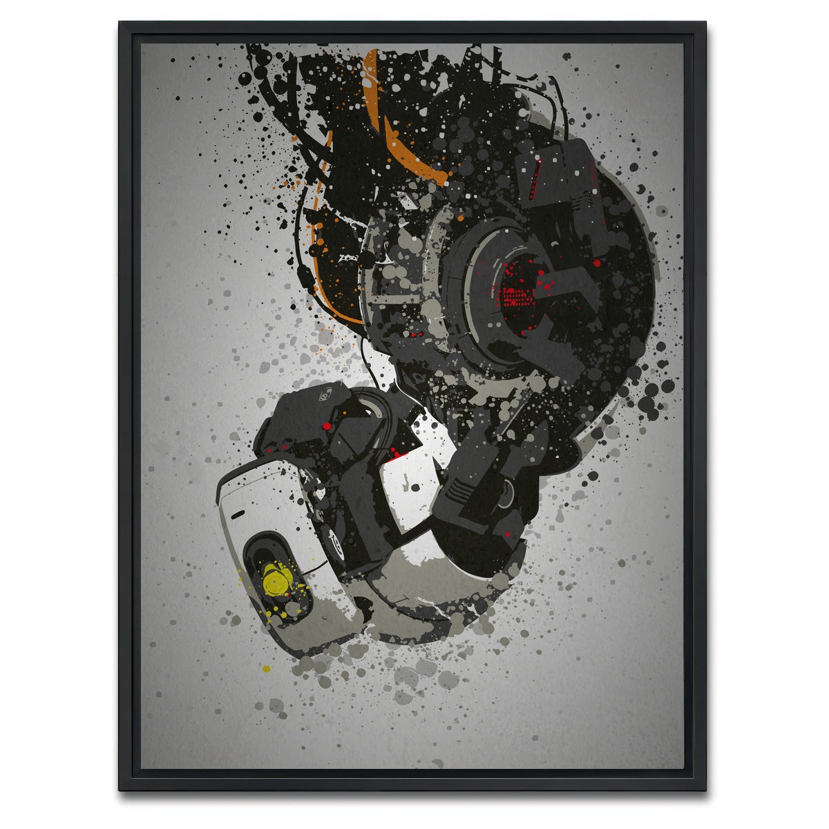 AUTO-MOCKUP WHITE | The Cake is a Lie | 1 Piece | Black Framed Canvas | group=3x4