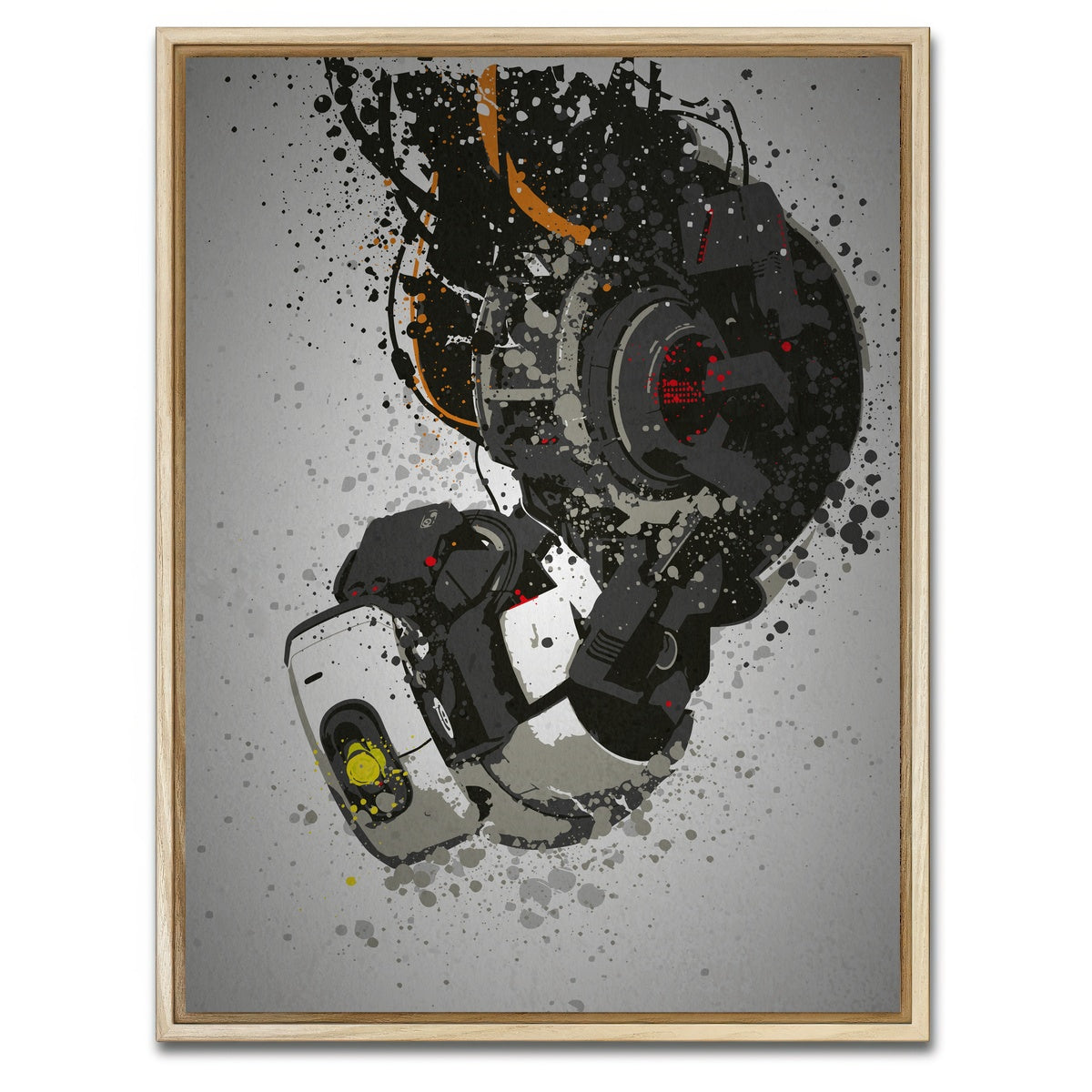 AUTO-MOCKUP WHITE | The Cake is a Lie | 1 Piece | Natural Framed Canvas | group=3x4