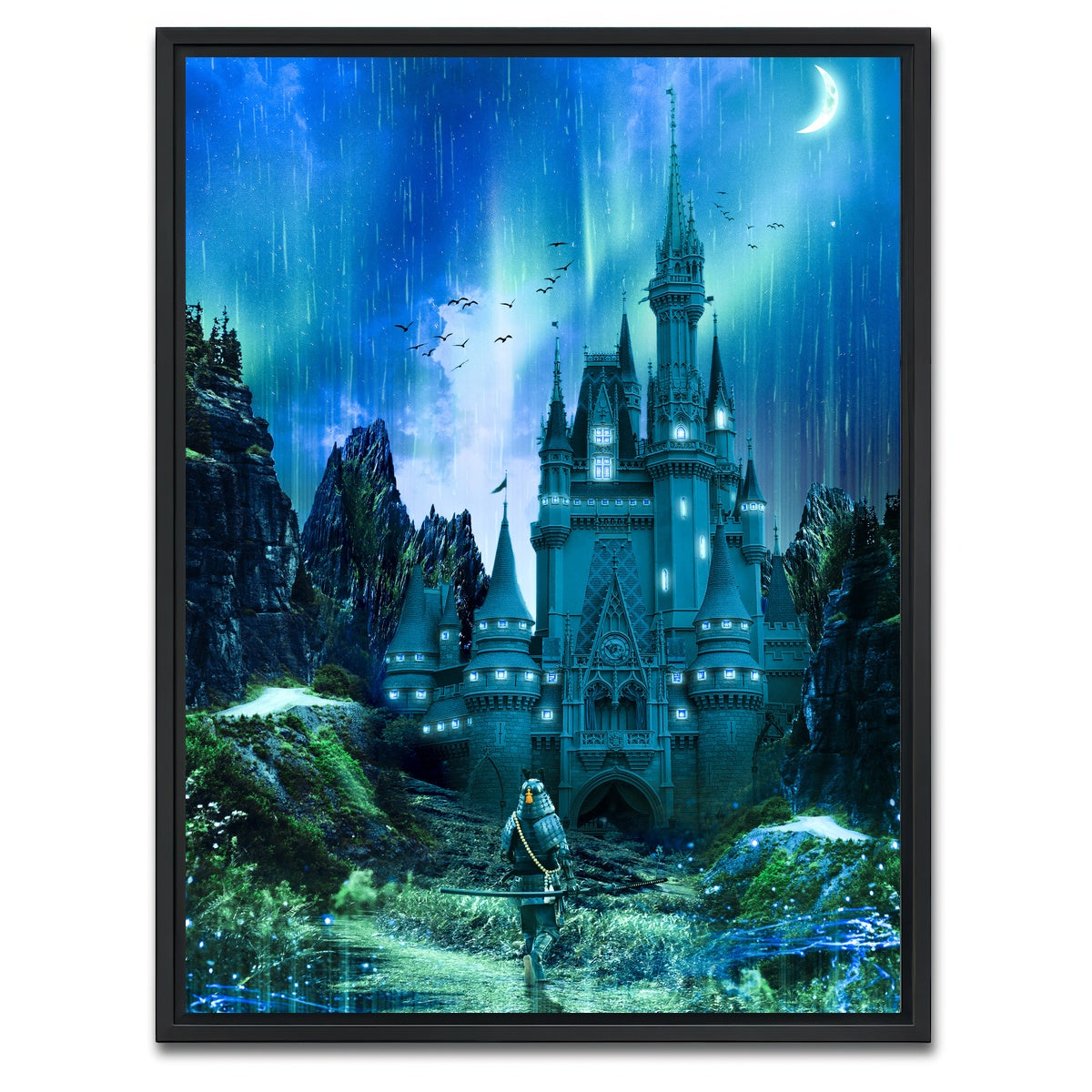 AUTO-MOCKUP WHITE | The Castle | 1 Piece | Black Framed Canvas | group=3x4