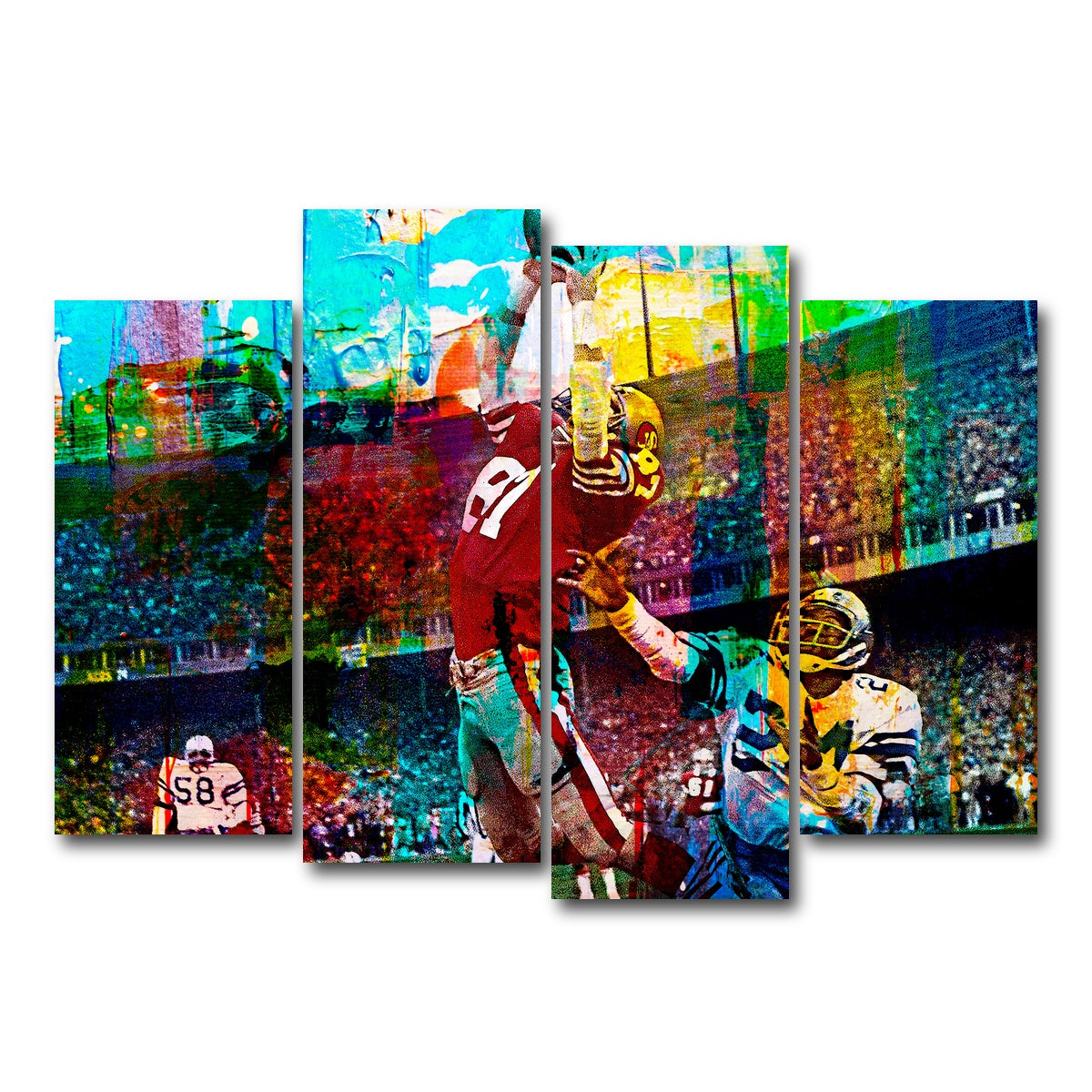 AUTO-MOCKUP WHITE | The Catch | 4 Piece | Gallery Wrap Canvas | group=4_normal