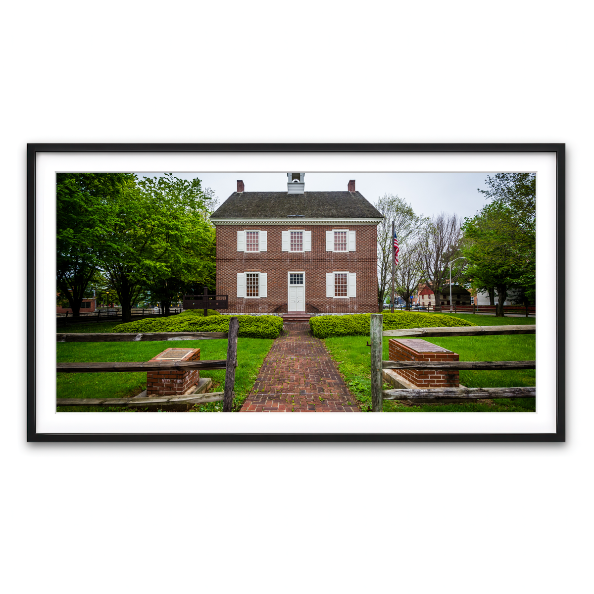 Framed Print 2x1 Black