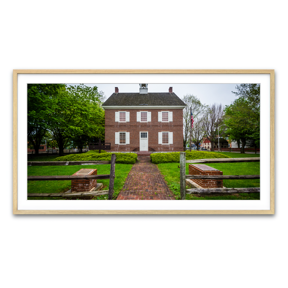 Framed Print 2x1 Natural
