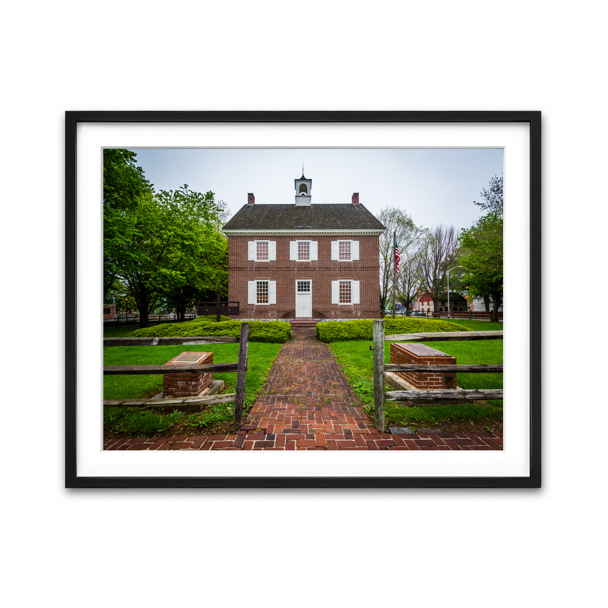 Framed Print 4x3 Black