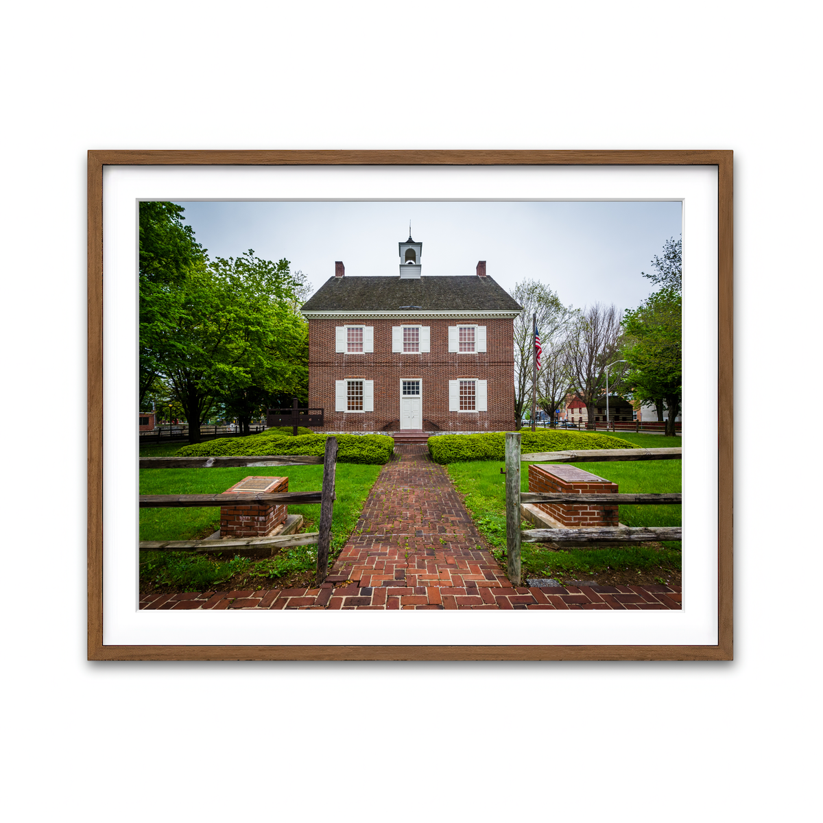 Framed Print 4x3 Walnut