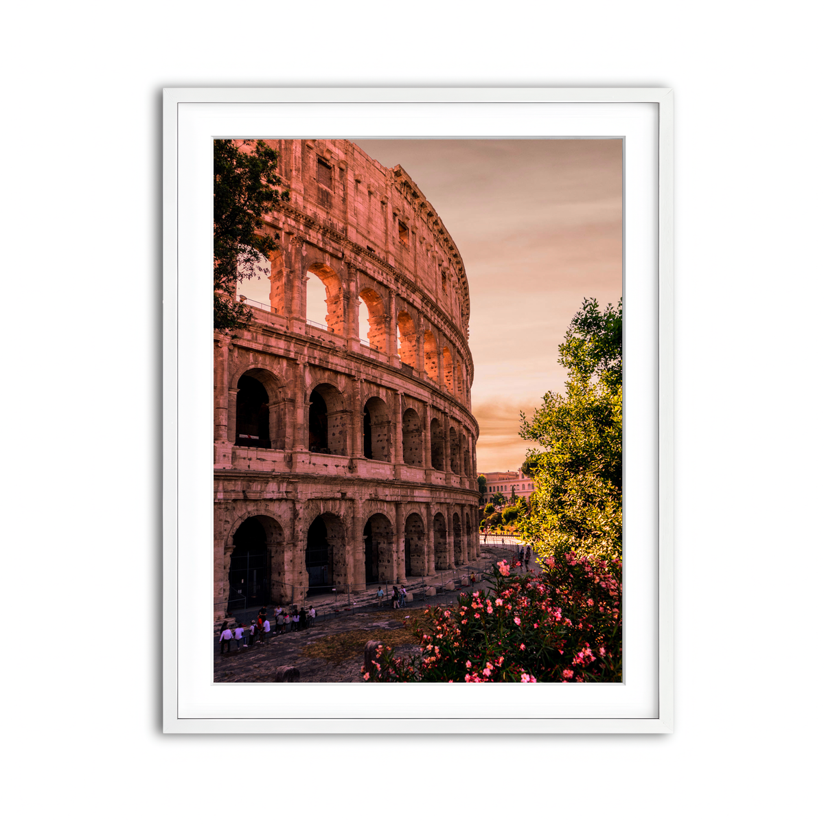Framed Print 3x4 White