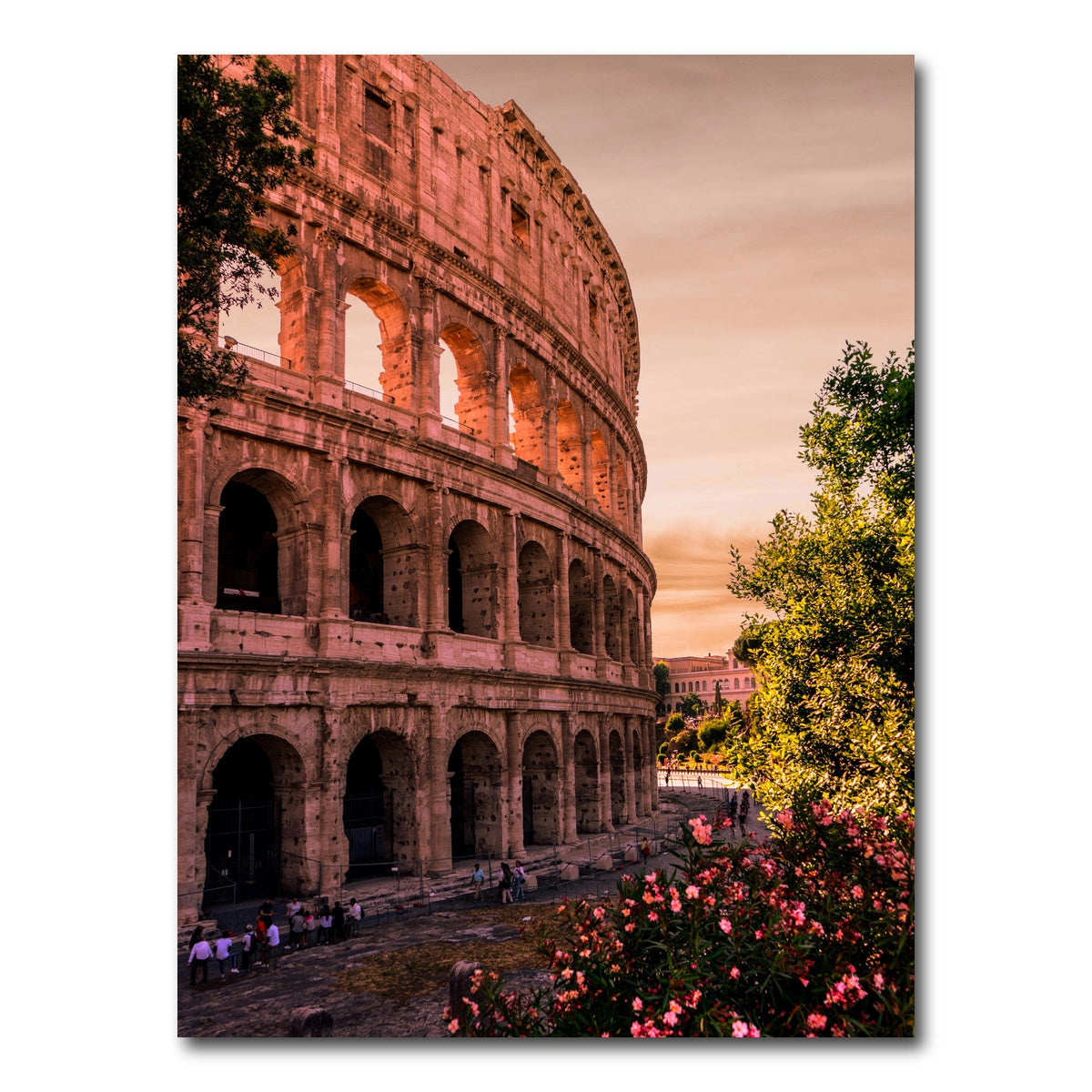 AUTO-MOCKUP WHITE | The Colosseum Roma | 1 Piece | Gallery Wrap Canvas | group=3x4