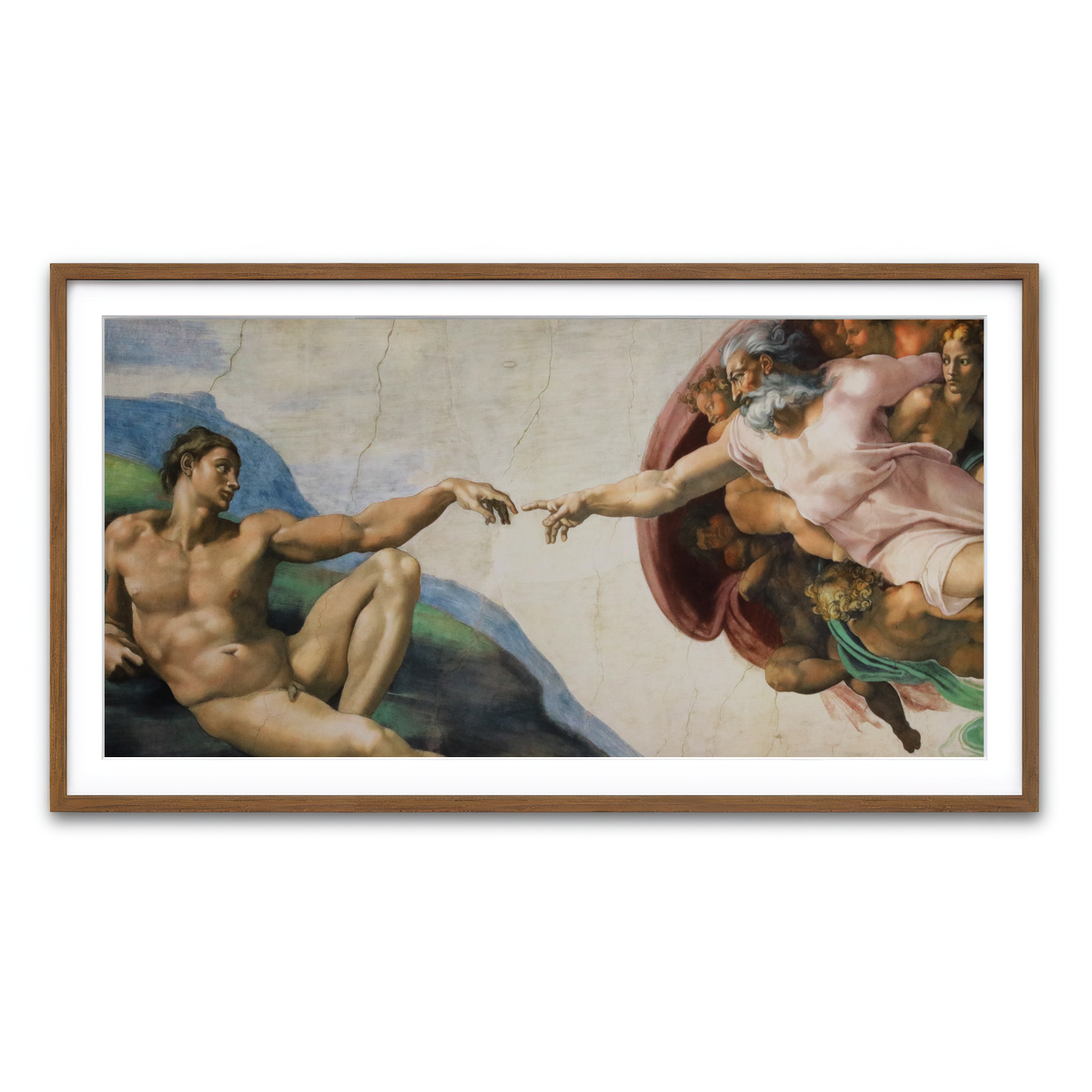 Framed Print 2x1 Walnut