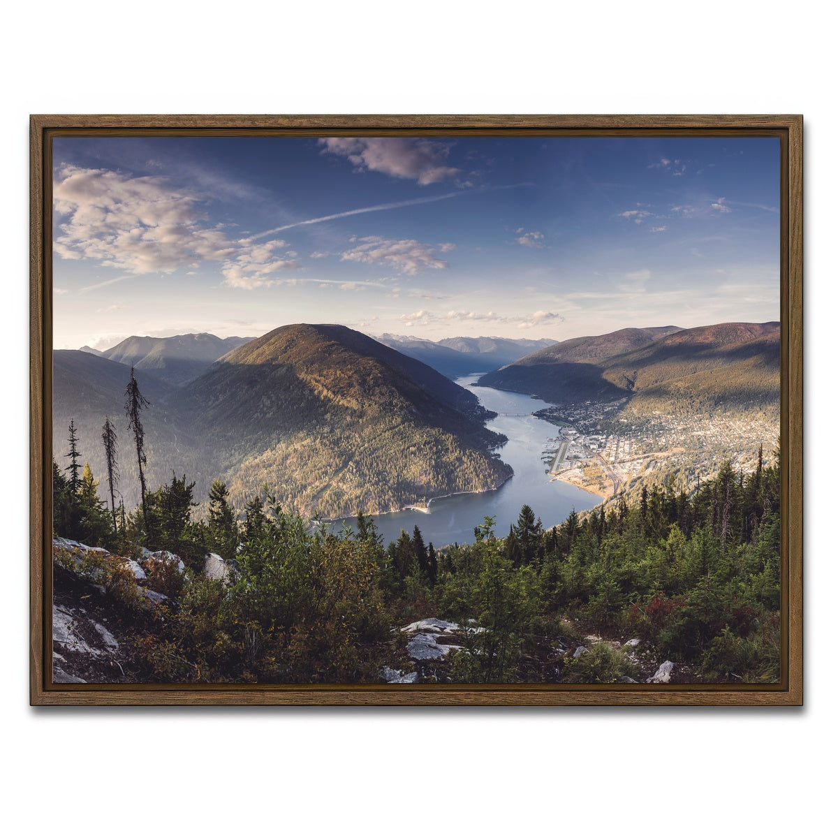 AUTO-MOCKUP WHITE | The Creek Below | 1 Piece | Walnut Framed Canvas | group=4x3