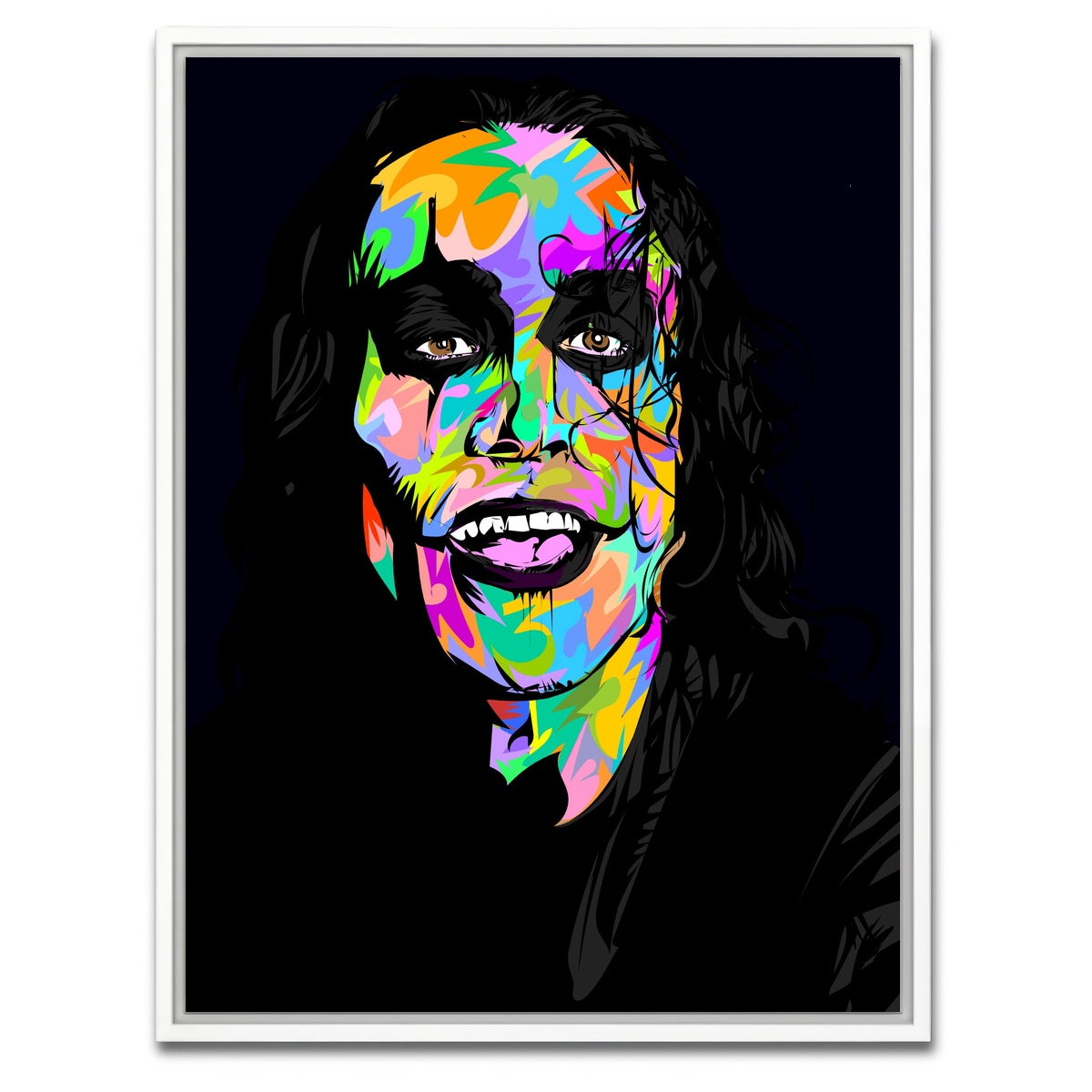 AUTO-MOCKUP WHITE | The Crow | 1 Piece | White Framed Canvas | group=3x4