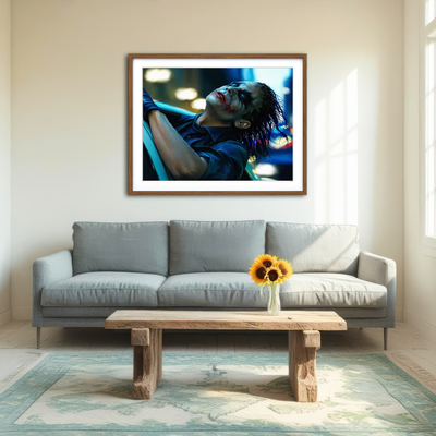 AUTO-MOCKUP ROOM | The Dark Knight Joker Wall Art