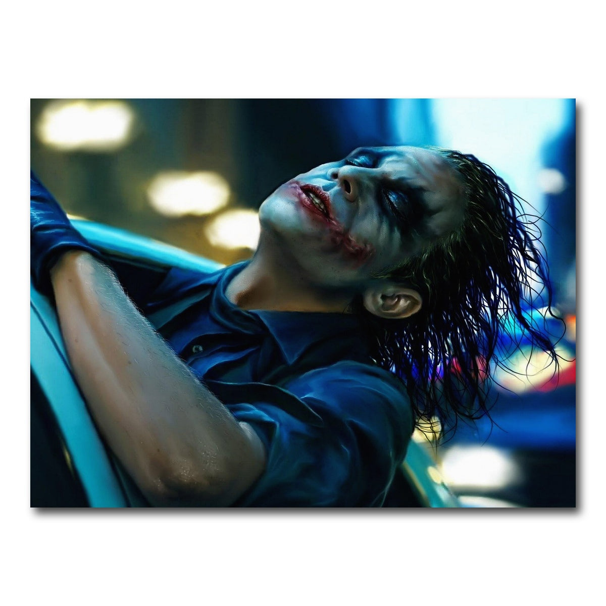 AUTO-MOCKUP WHITE | The Dark Knight Joker | 1 Piece | Gallery Wrap Canvas | group=4x3