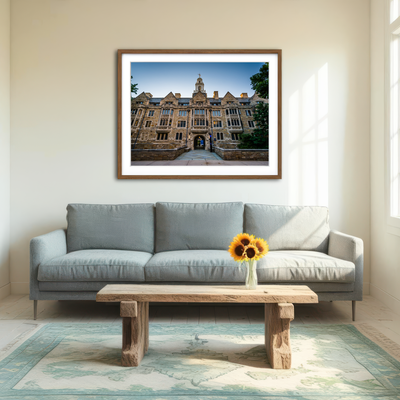 AUTO-MOCKUP ROOM | The Davenport College Building Wall Art