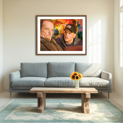 AUTO-MOCKUP ROOM | The Departed - Costello & Colin Wall Art