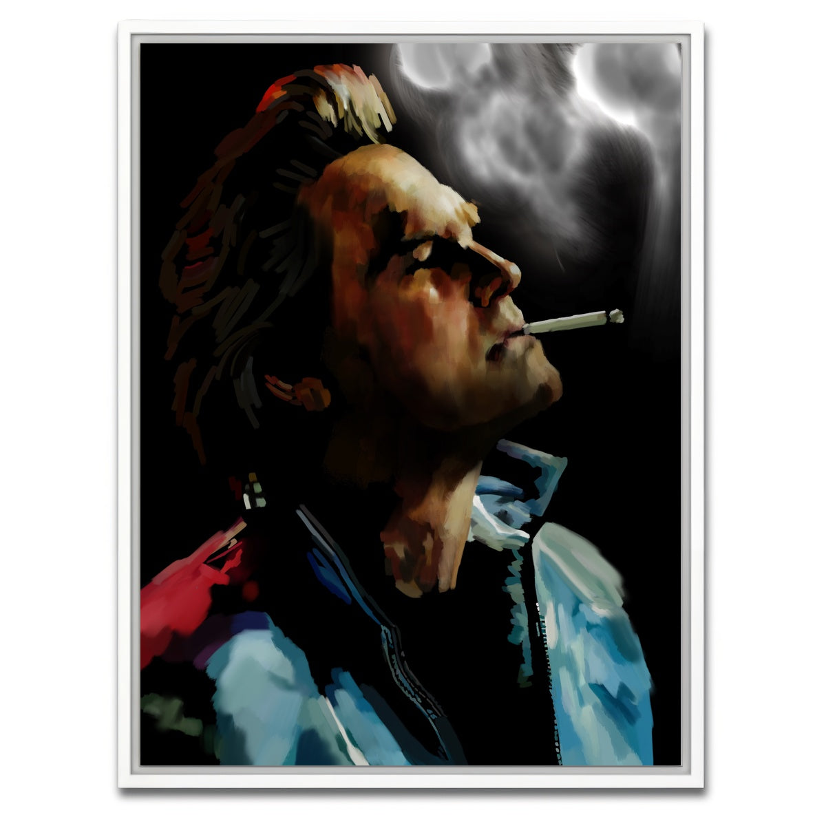 AUTO-MOCKUP WHITE | The Driver | 1 Piece | White Framed Canvas | group=3x4