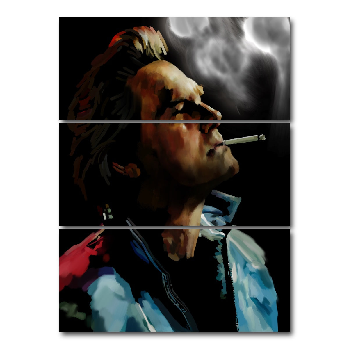 AUTO-MOCKUP WHITE | The Driver | 3 Piece | Gallery Wrap Canvas | group=8x18_stacked