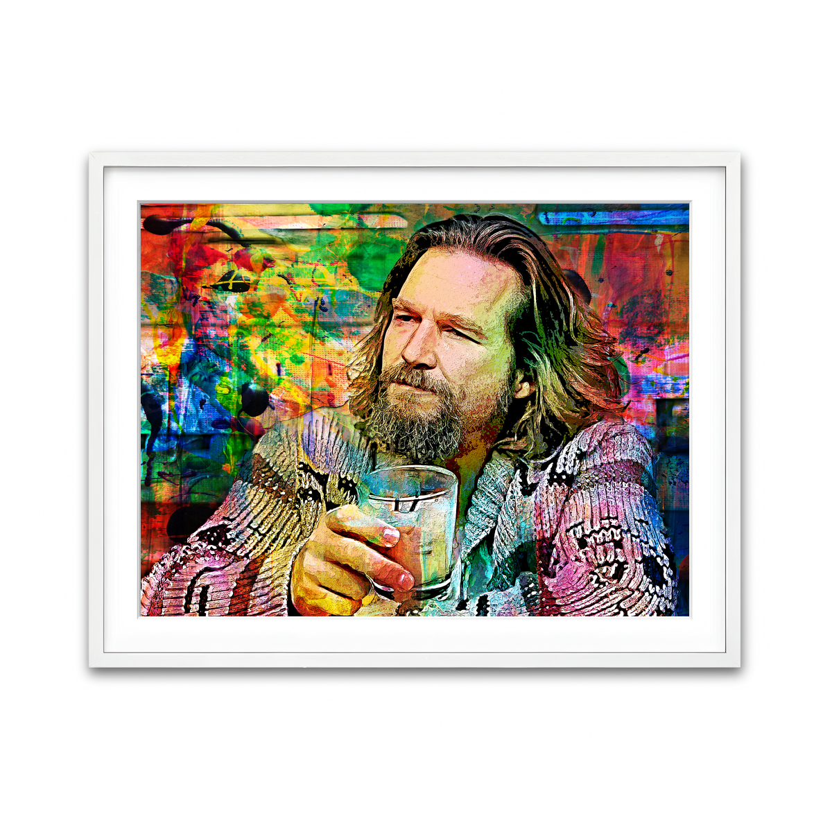 Framed Print 4x3 White