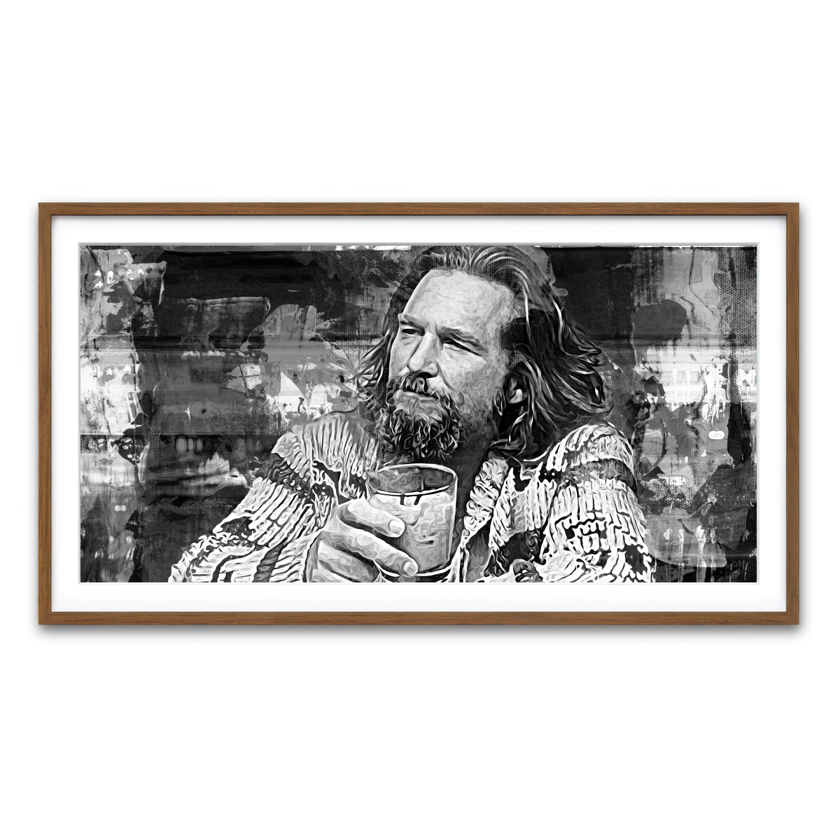 Framed Print 2x1 Walnut