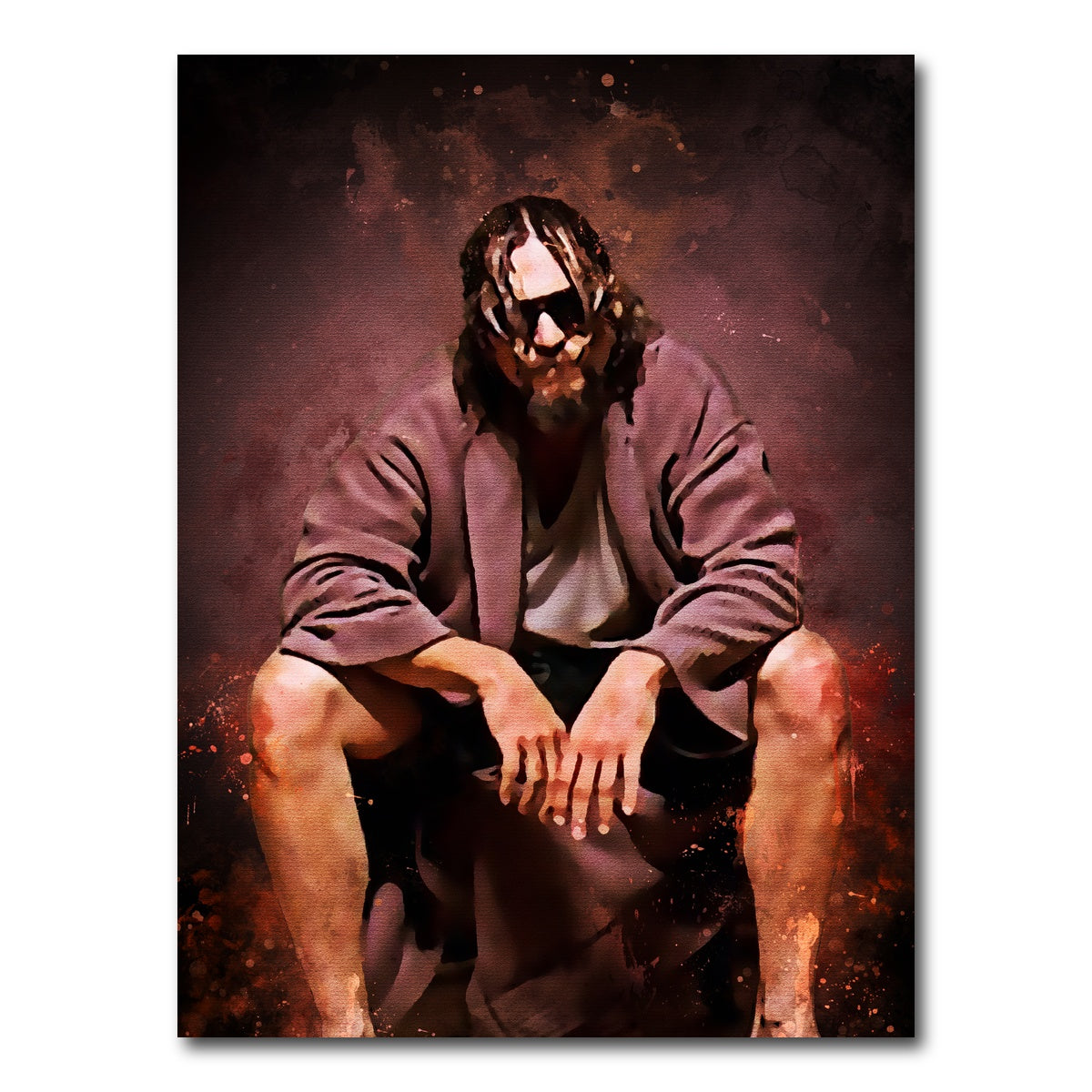 AUTO-MOCKUP WHITE | The Dude Toilet | 1 Piece | Gallery Wrap Canvas | group=3x4