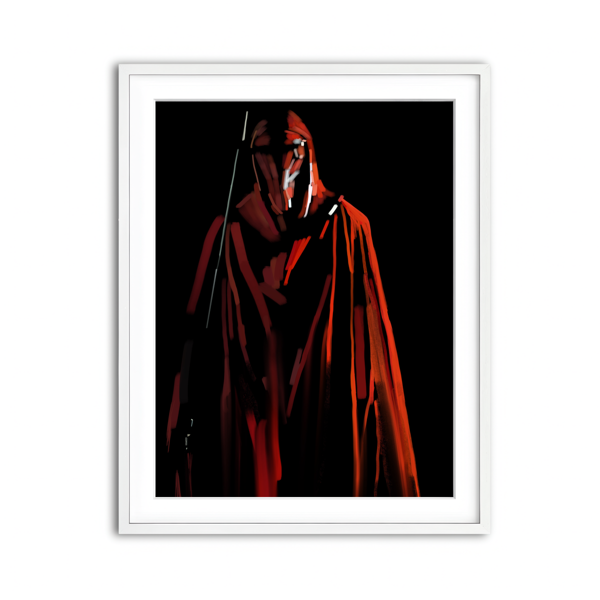 Framed Print 3x4 White