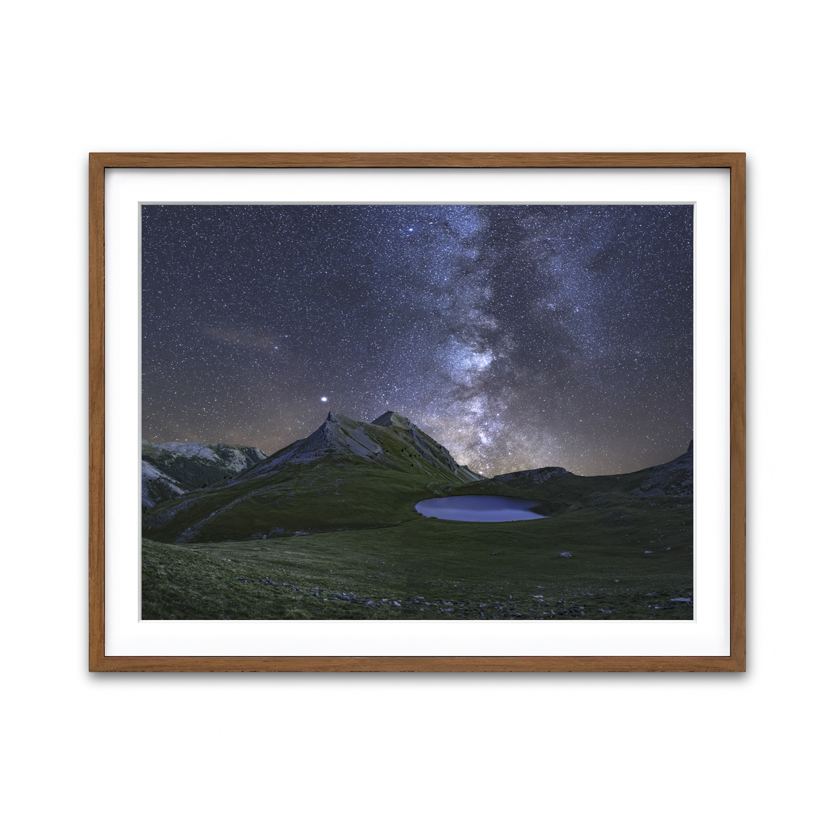 Framed Print 4x3 Walnut