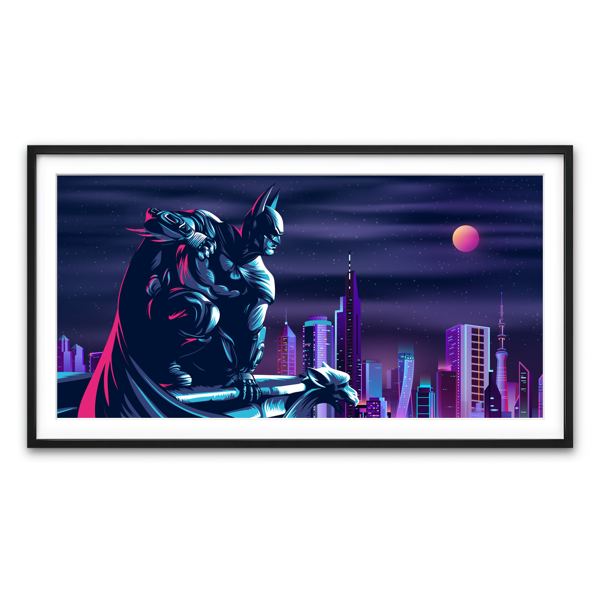 Framed Print 2x1 Black