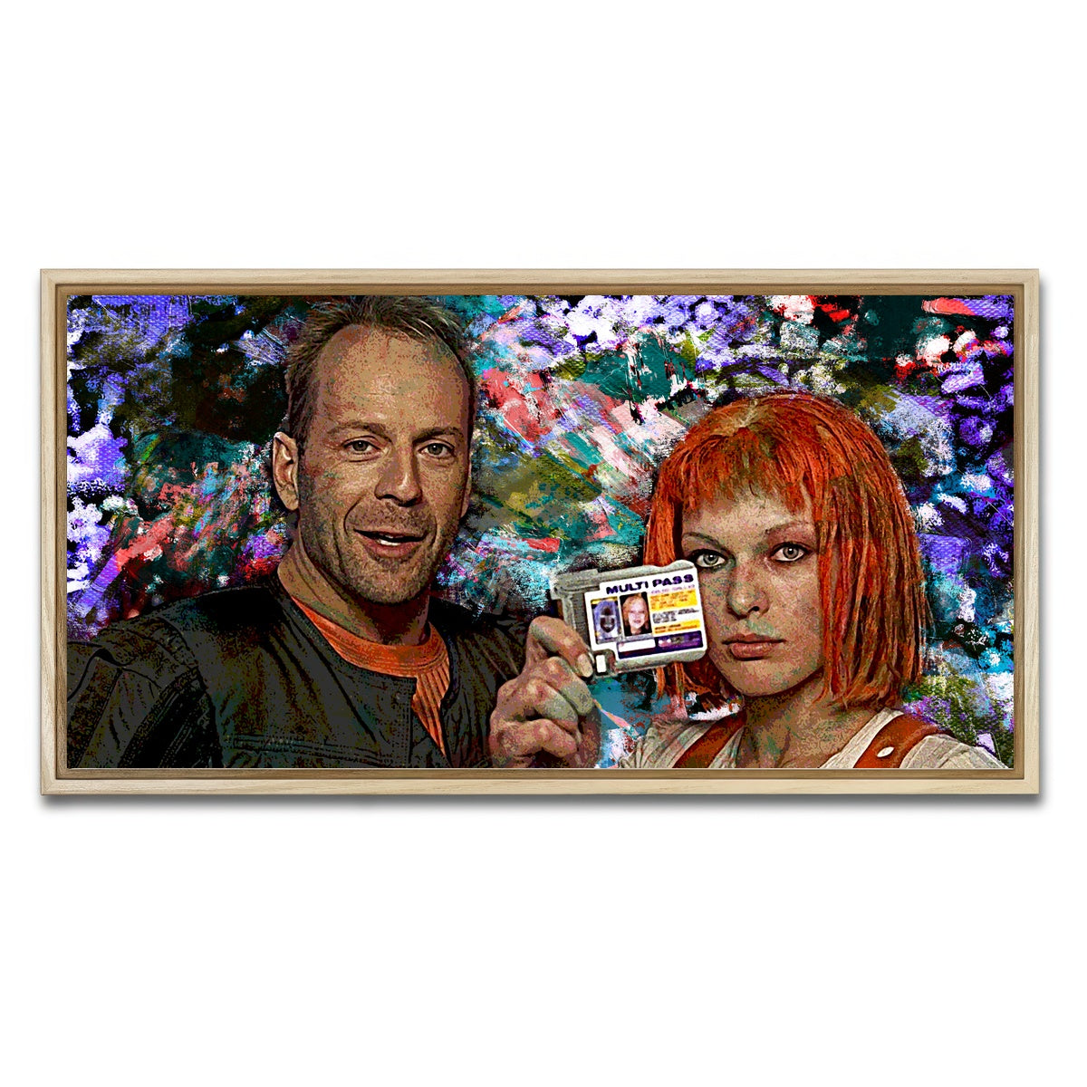 AUTO-MOCKUP WHITE | The Fifth Element | 1 Piece | Natural Framed Canvas | group=2x1