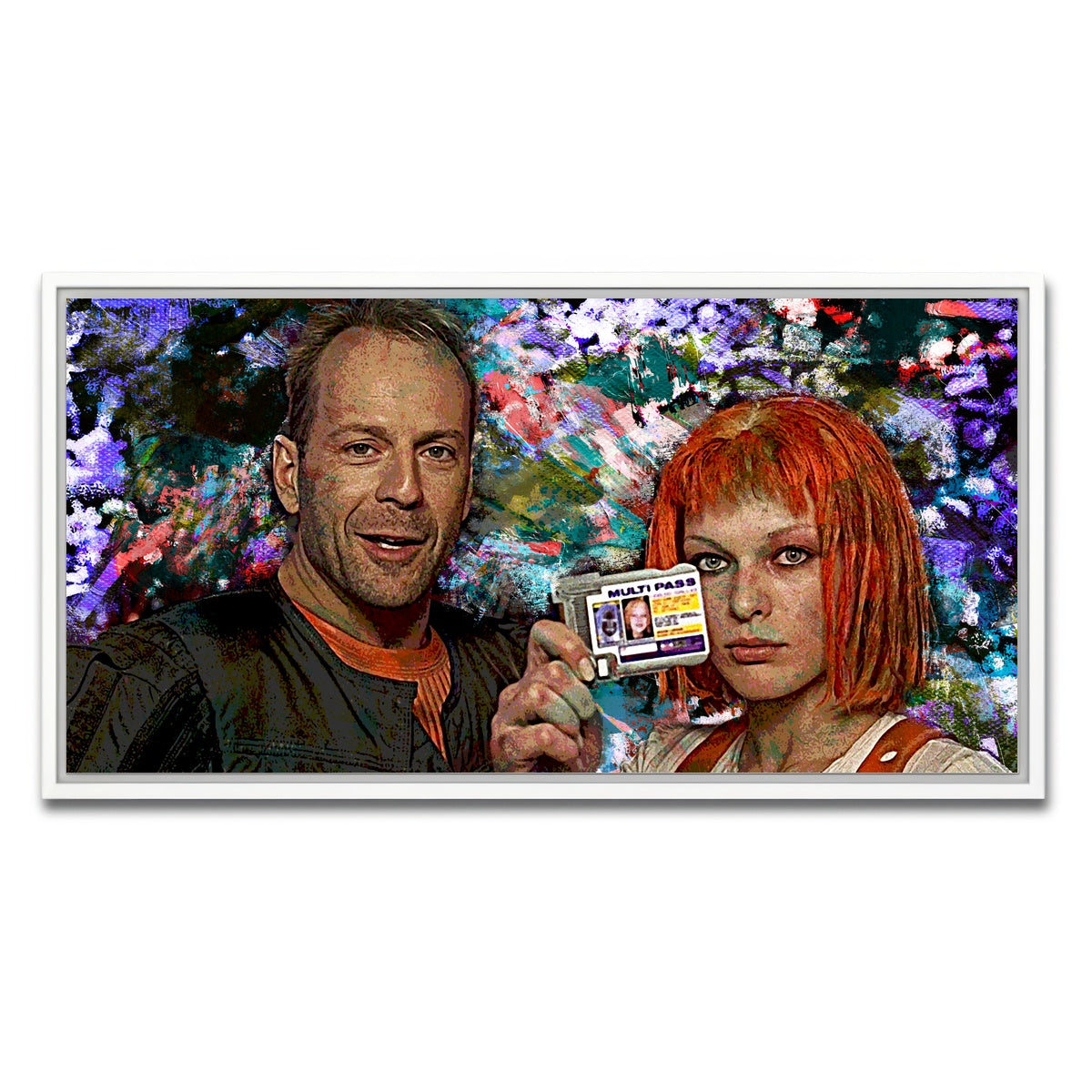 AUTO-MOCKUP WHITE | The Fifth Element | 1 Piece | White Framed Canvas | group=2x1