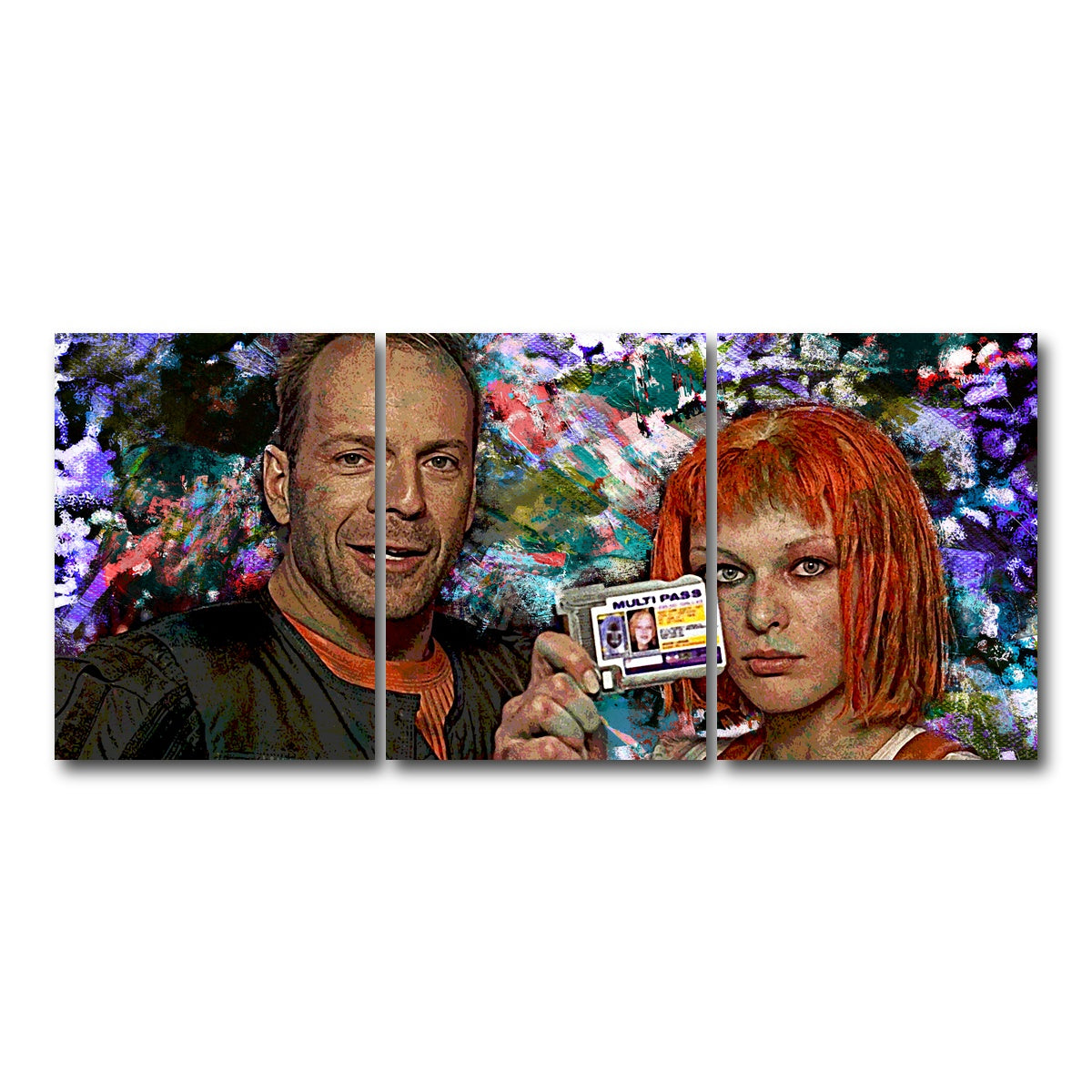 AUTO-MOCKUP WHITE | The Fifth Element | 3 Piece | Gallery Wrap Canvas | group=18x24