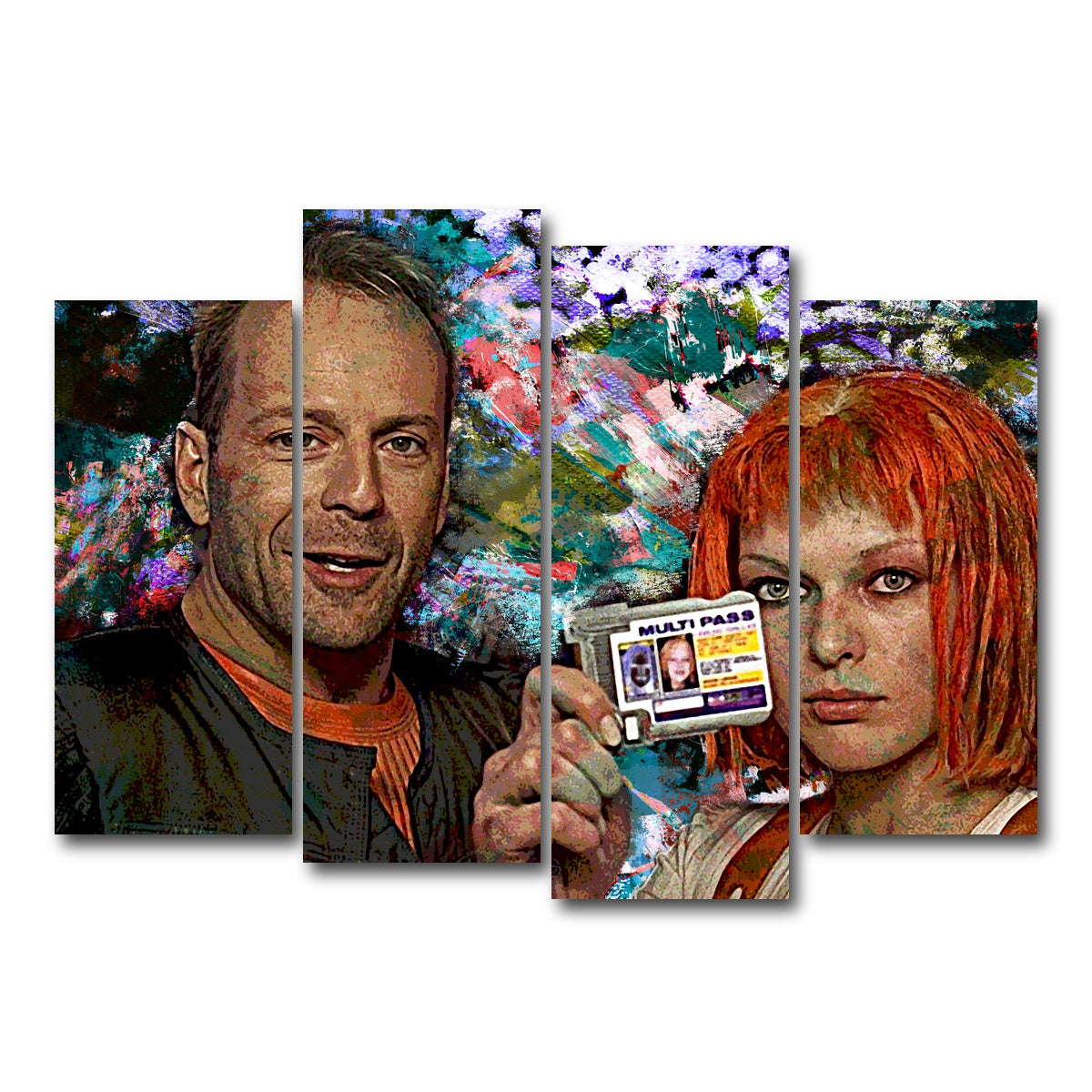 AUTO-MOCKUP WHITE | The Fifth Element | 4 Piece | Gallery Wrap Canvas | group=4_normal