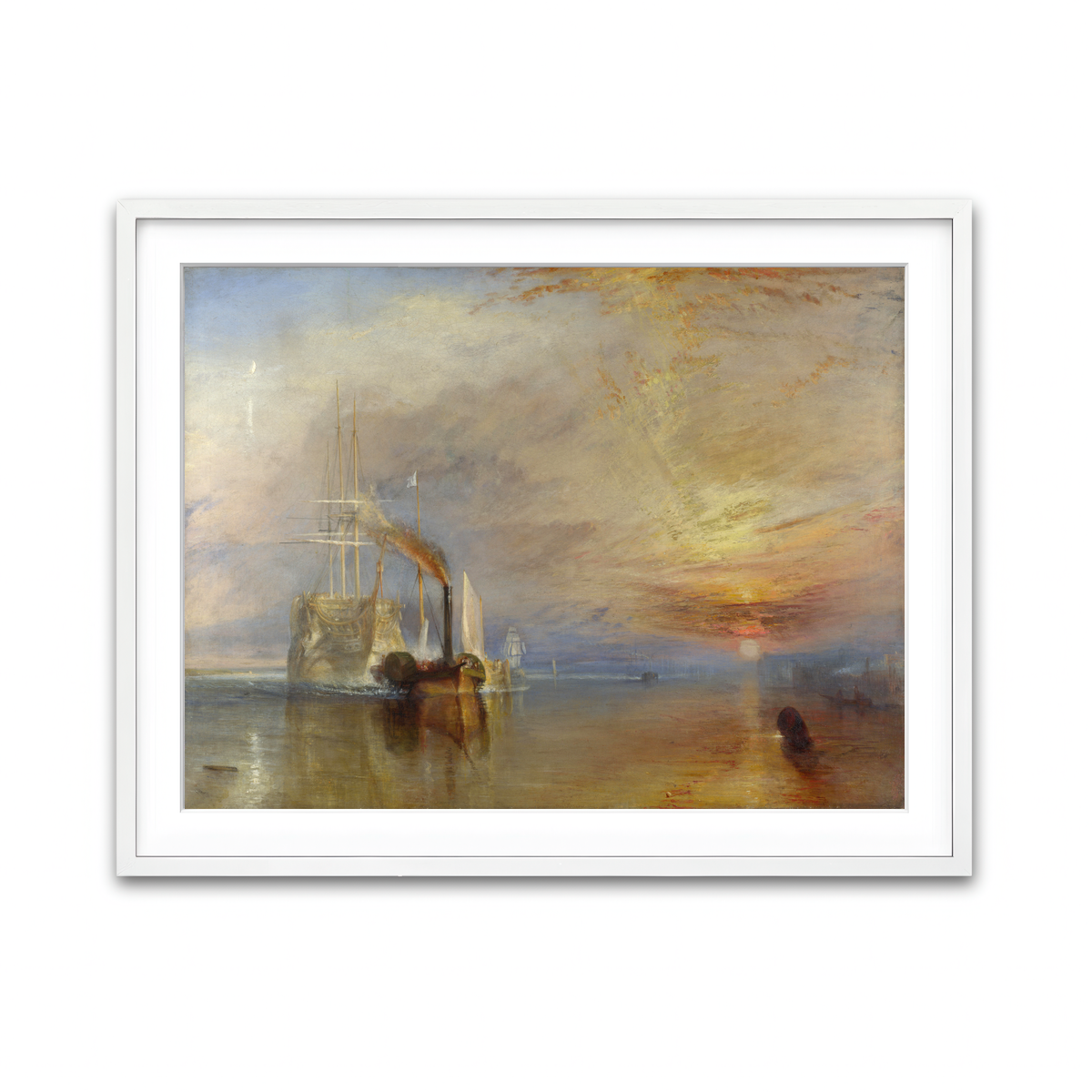 Framed Print 4x3 White