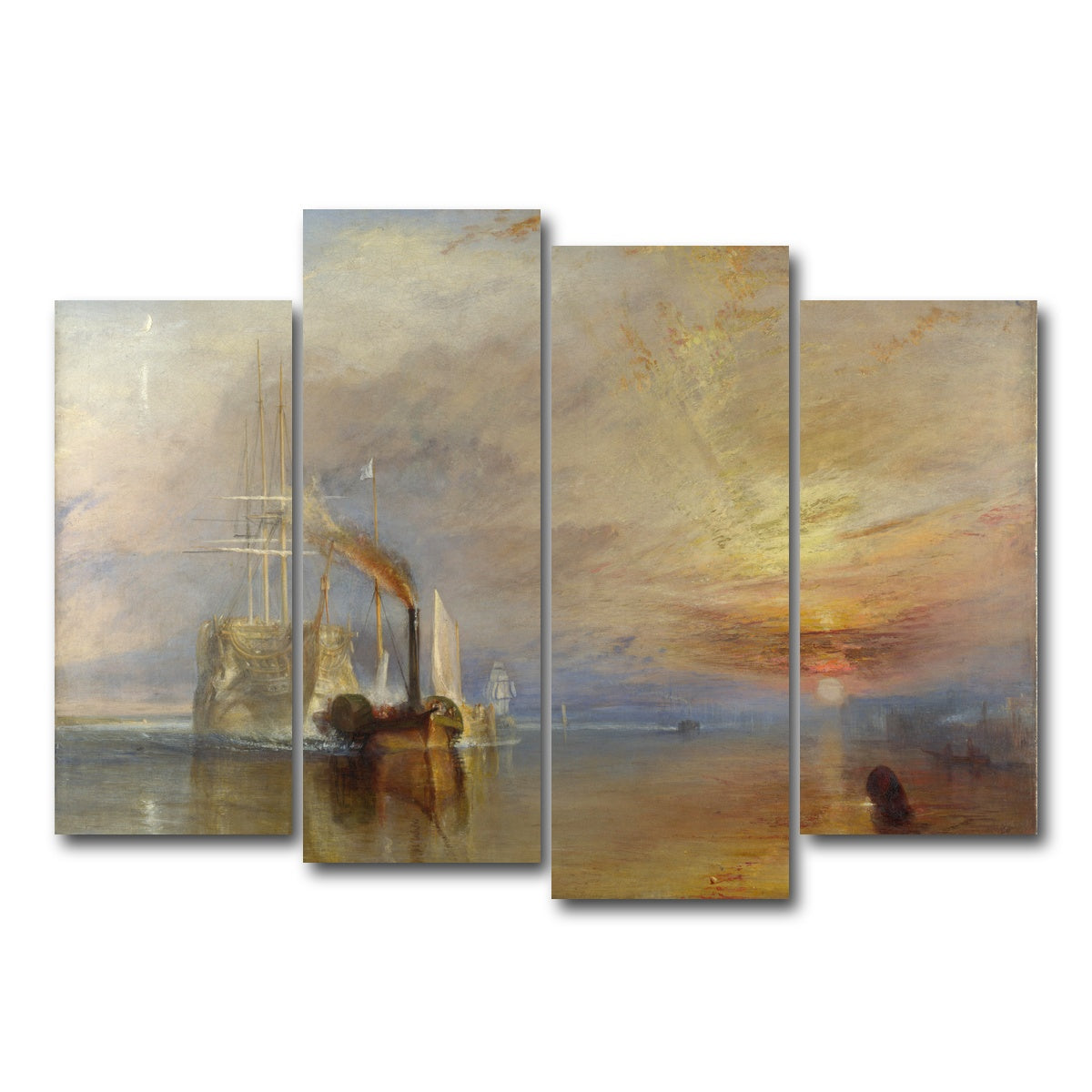 AUTO-MOCKUP WHITE | The Fighting Temeraire | 4 Piece | Gallery Wrap Canvas | group=4_normal