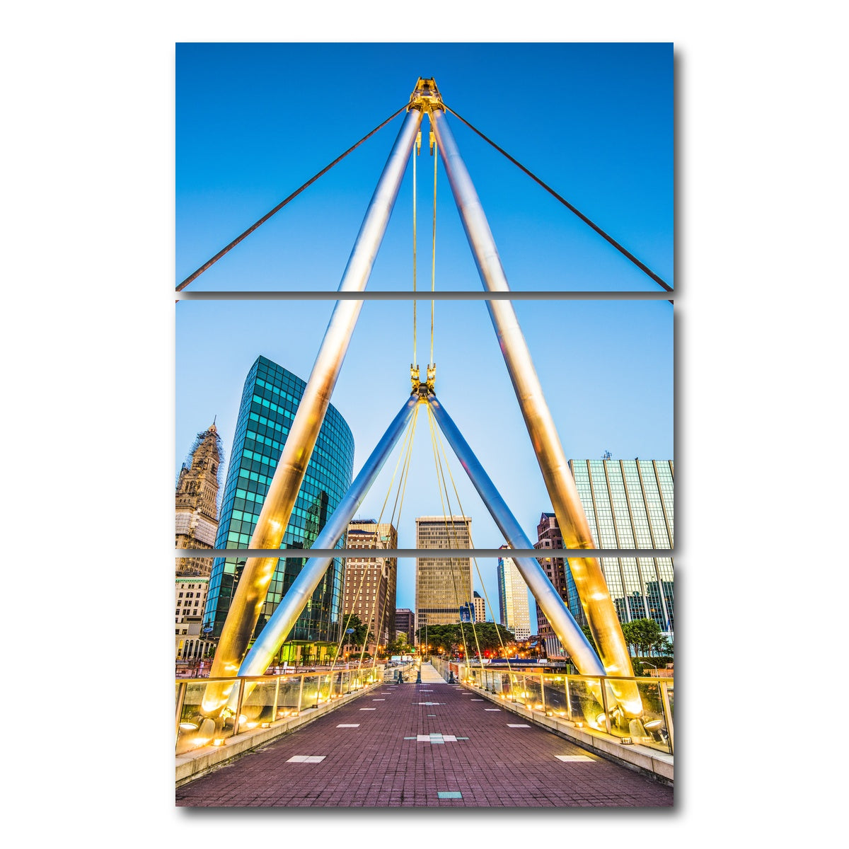 AUTO-MOCKUP WHITE | The Founders Bridge | 3 Piece | Gallery Wrap Canvas | group=12x24_stacked