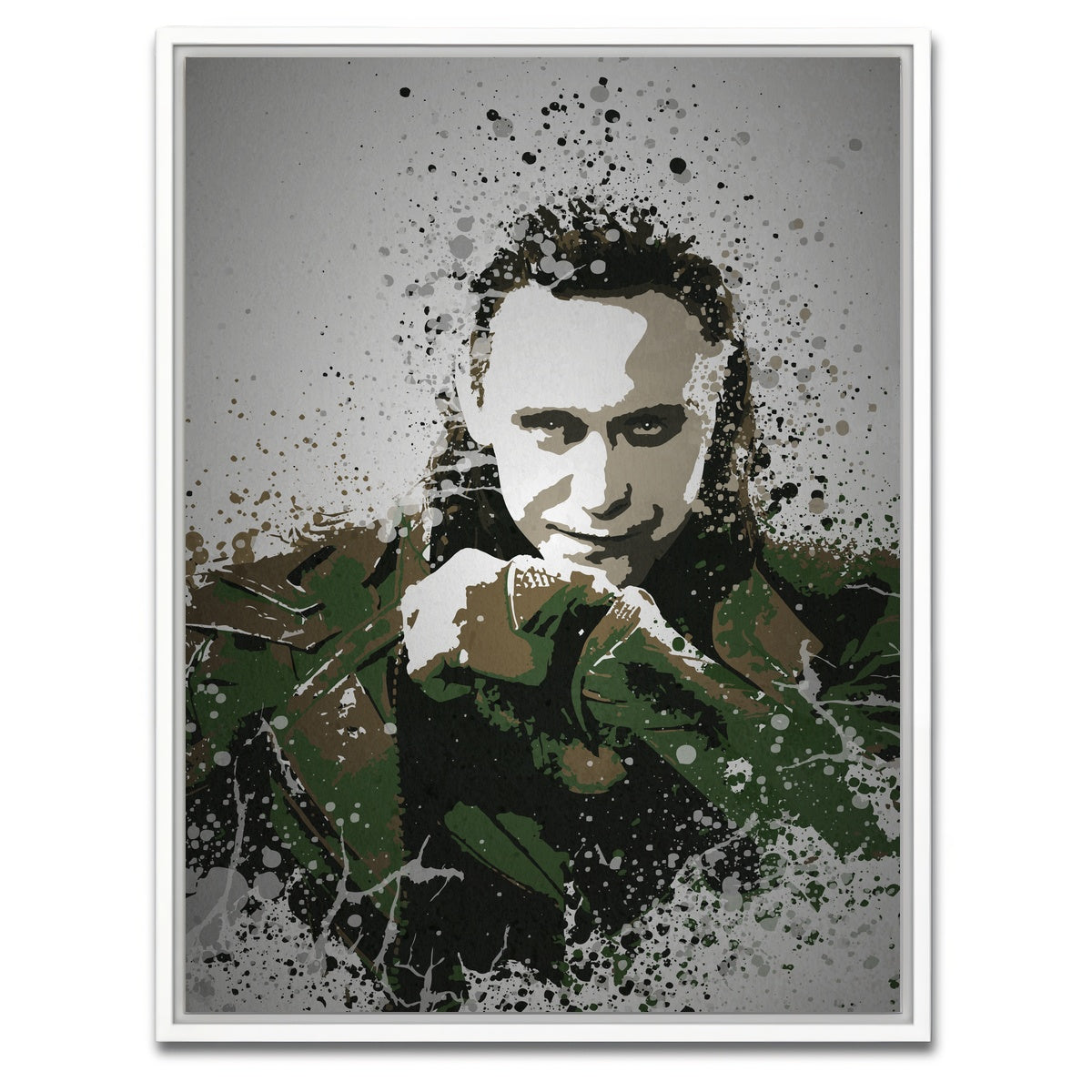 AUTO-MOCKUP WHITE | The God of Mischief | 1 Piece | White Framed Canvas | group=3x4