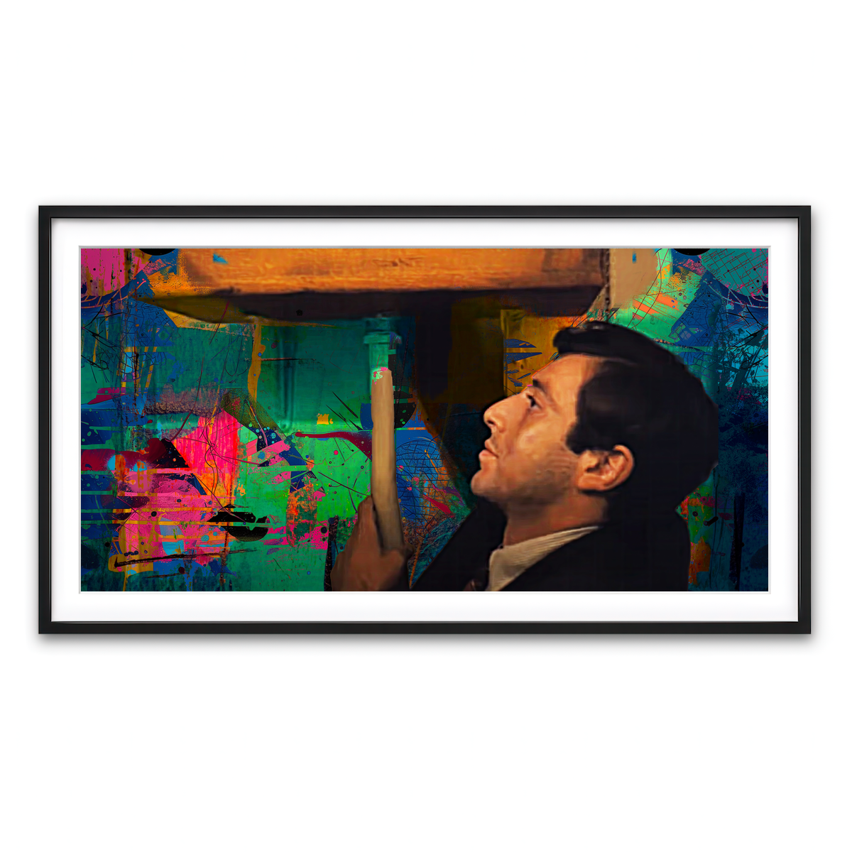 Framed Print 2x1 Black